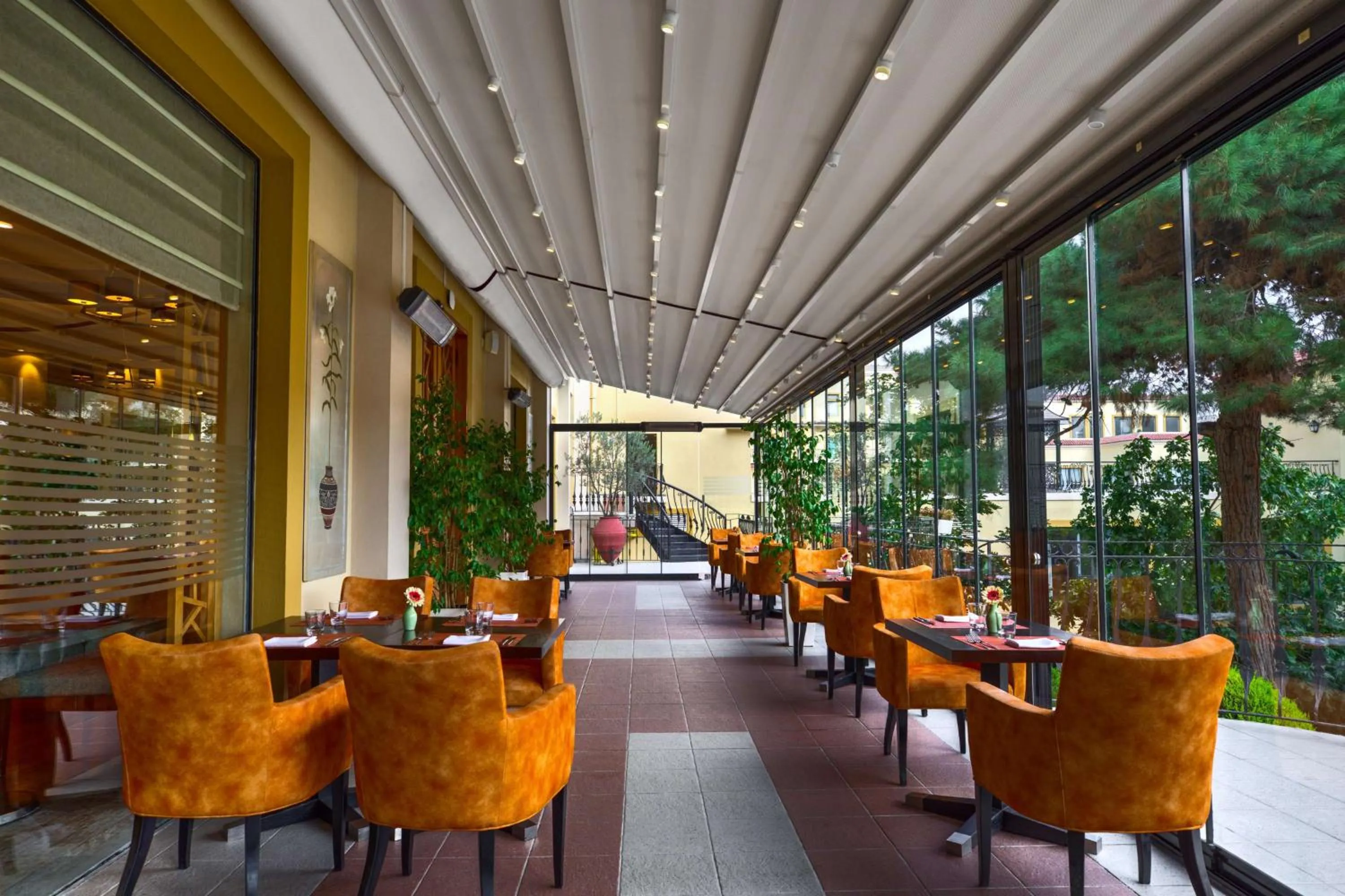 Patio in Hyatt Regency Baku