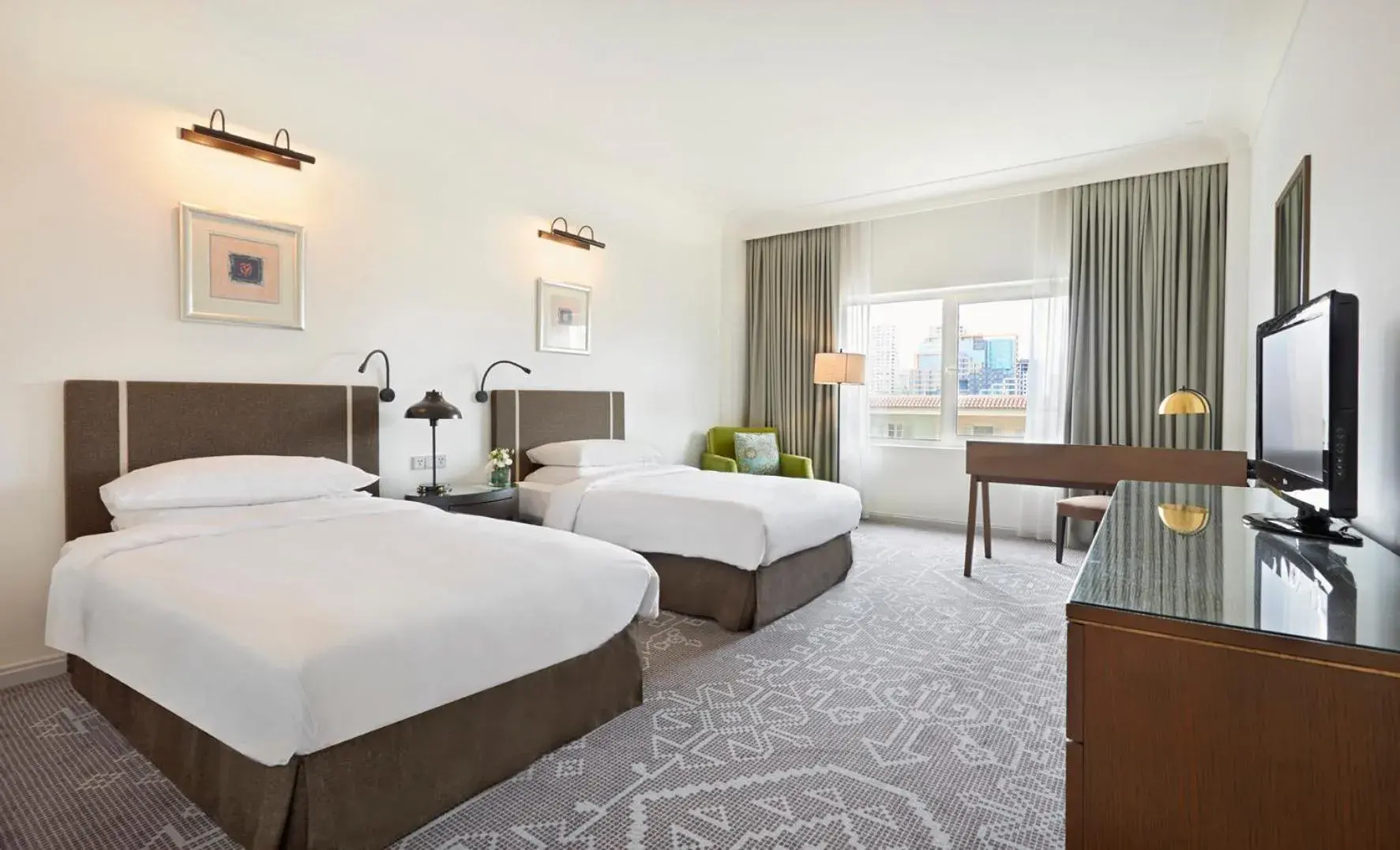 Twin Room with View in Hyatt Regency Baku Twin Room with View in Hyatt Regency Baku