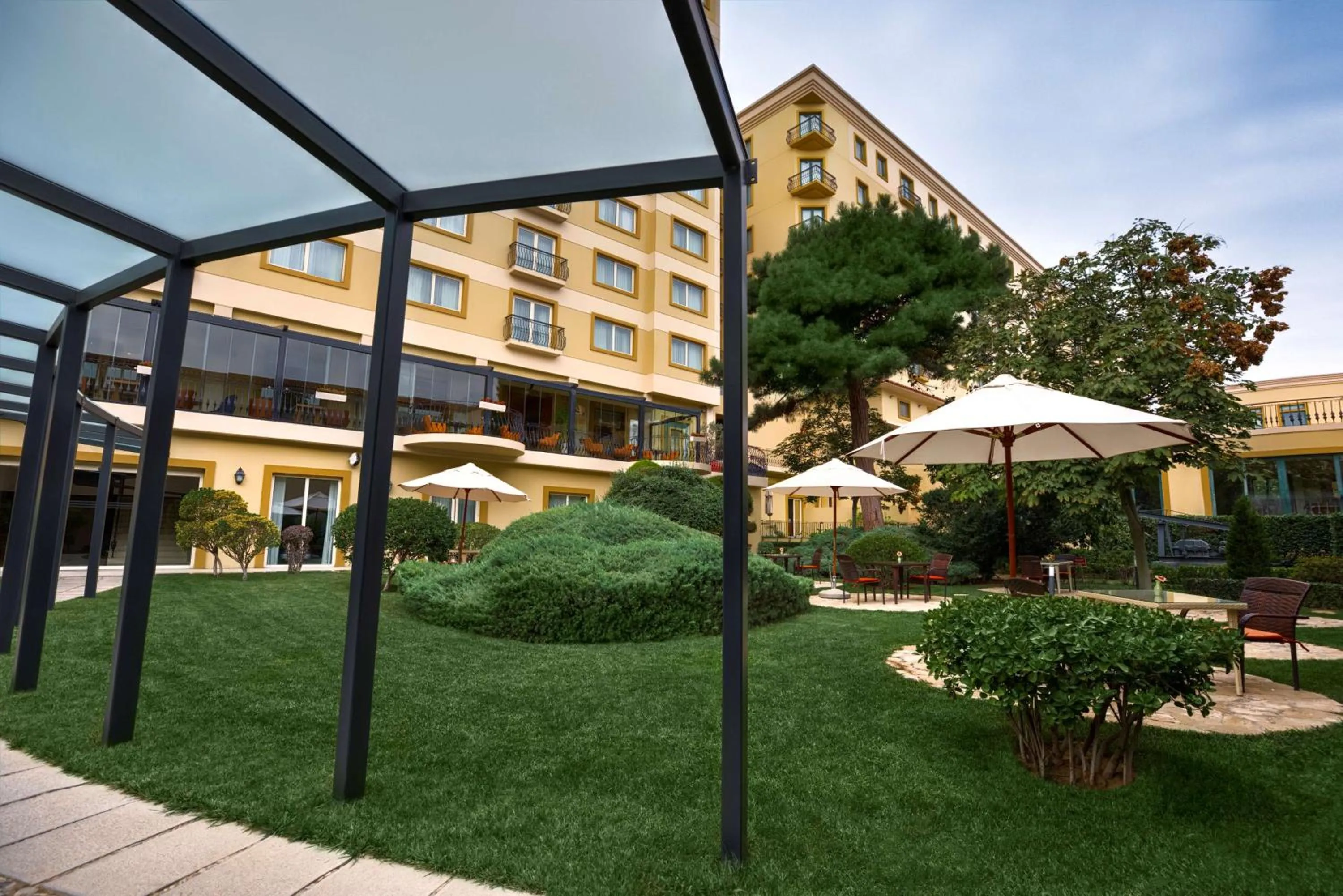 Patio in Hyatt Regency Baku