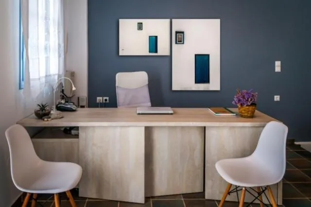 Lobby or reception in Hotel Ippocampos Studios