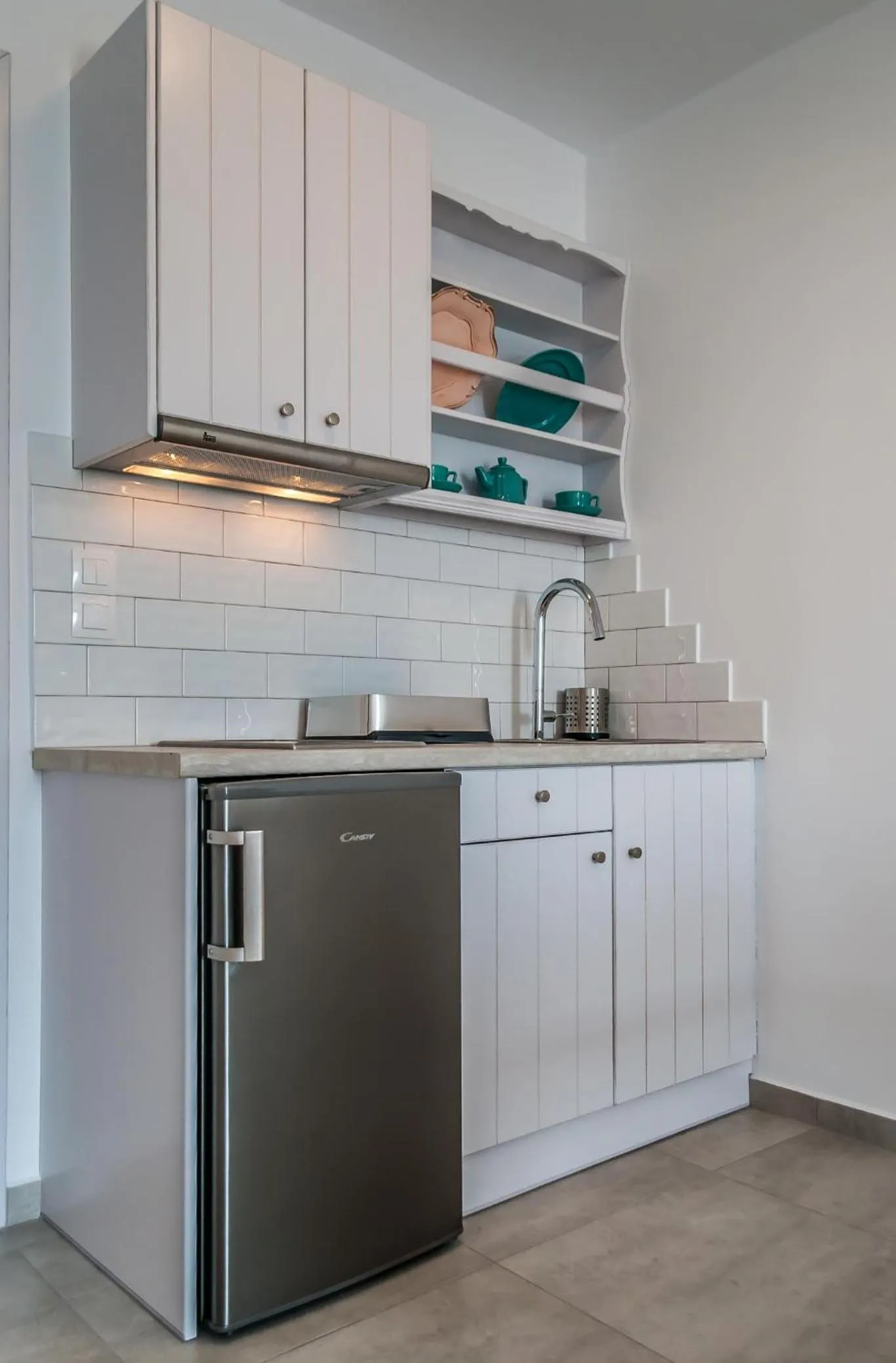 Kitchen or kitchenette in Hotel Ippocampos Studios