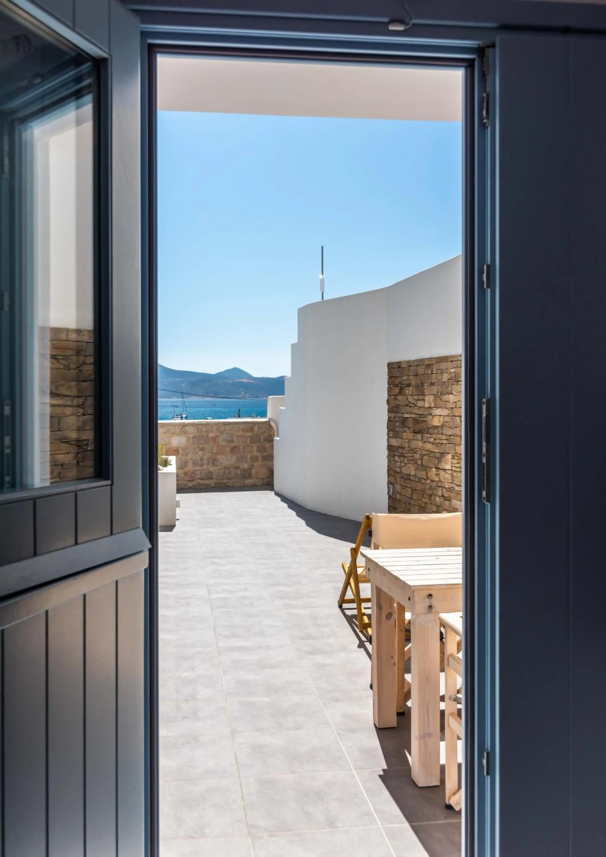 Balcony/Terrace in Hotel Ippocampos Studios