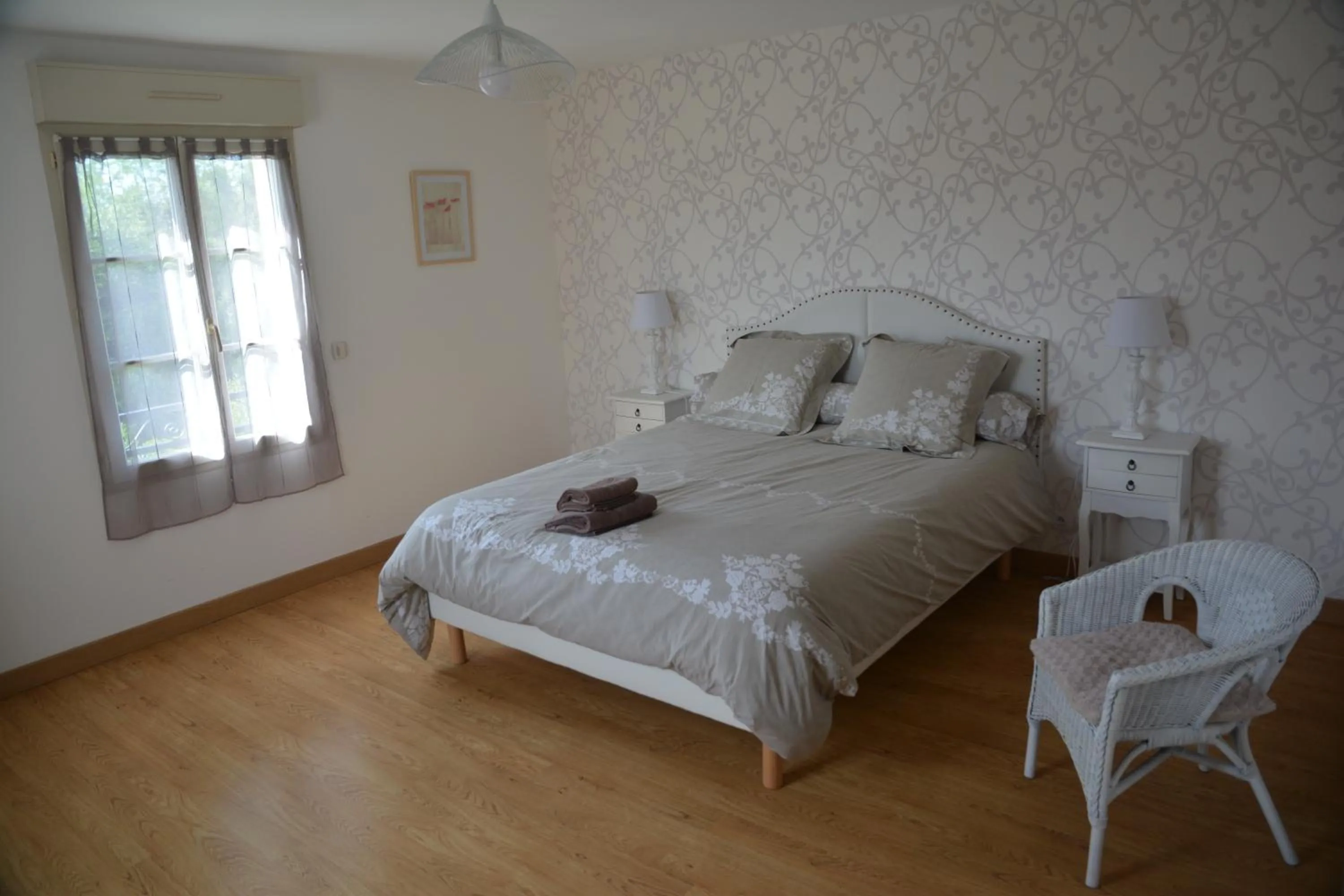 Bed in la maison du saussoy