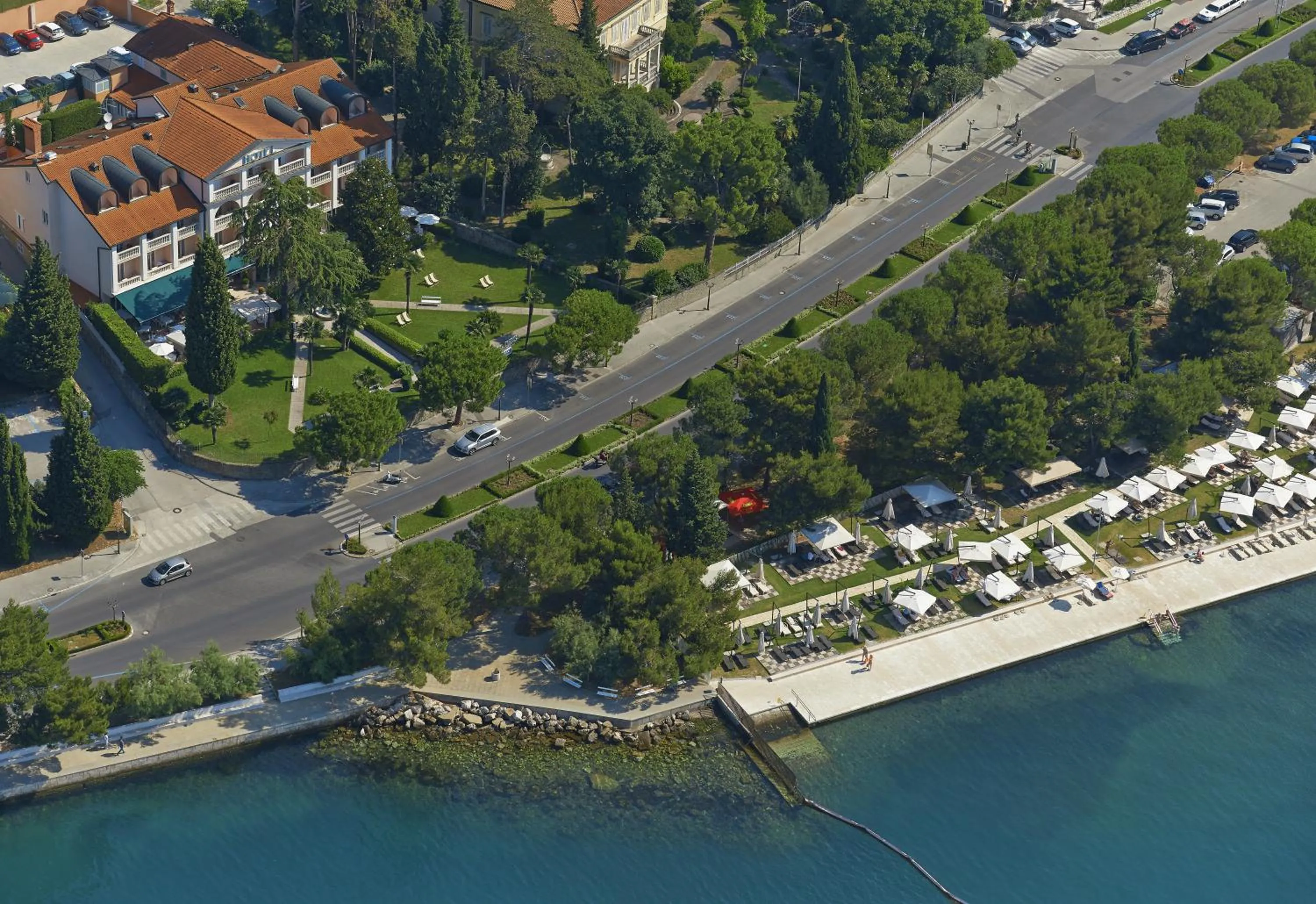 Bird's eye view in Hotel Marko