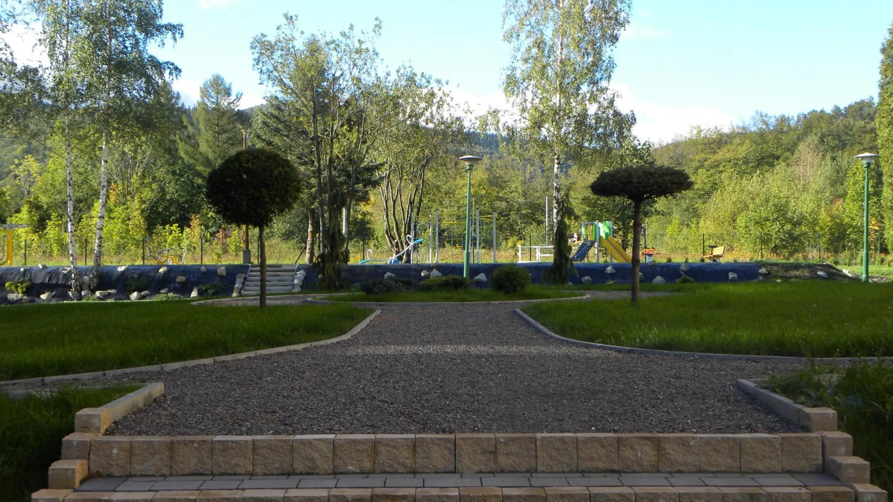 Garden in Hotel Szyndzielnia