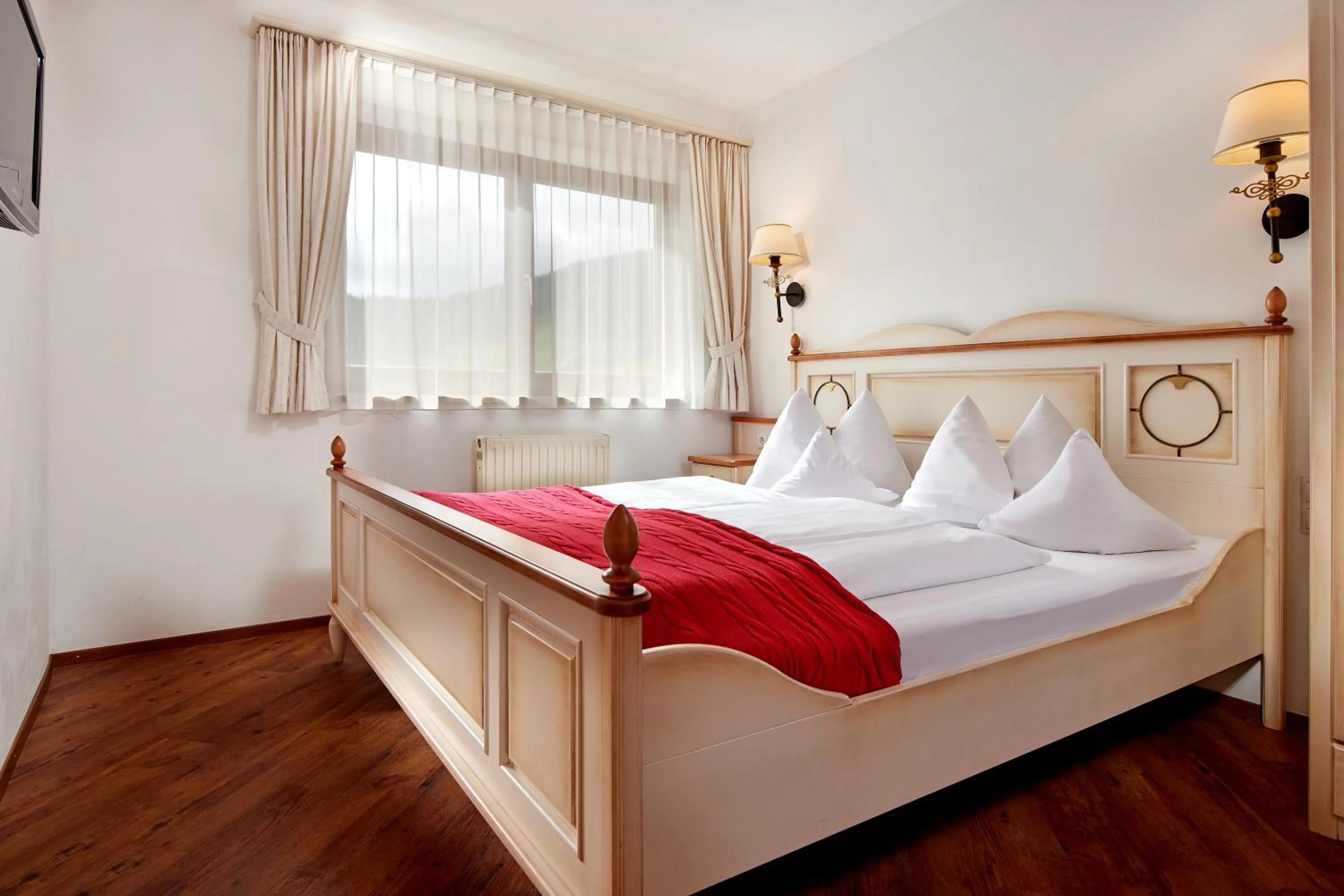 Bedroom, Bed in Aparthotel Dachsteinblick