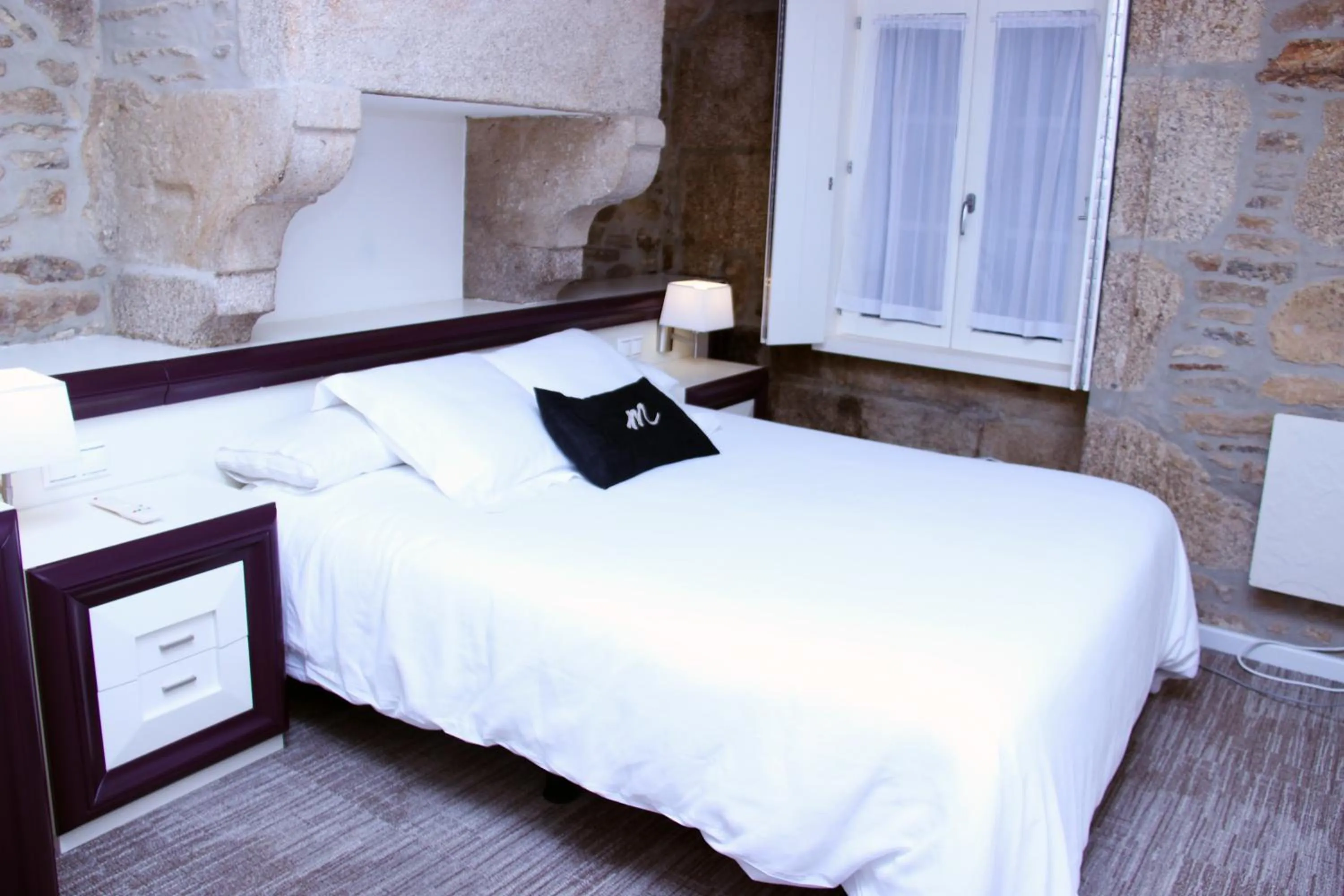 Bed in Hotel Montenegro Compostela