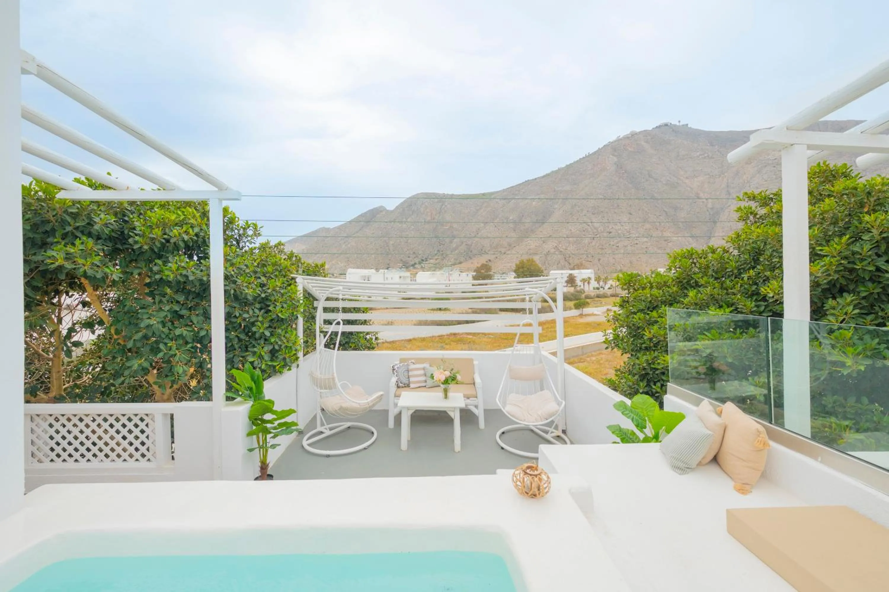 Balcony/Terrace in Loukas & Emma Eco Houses