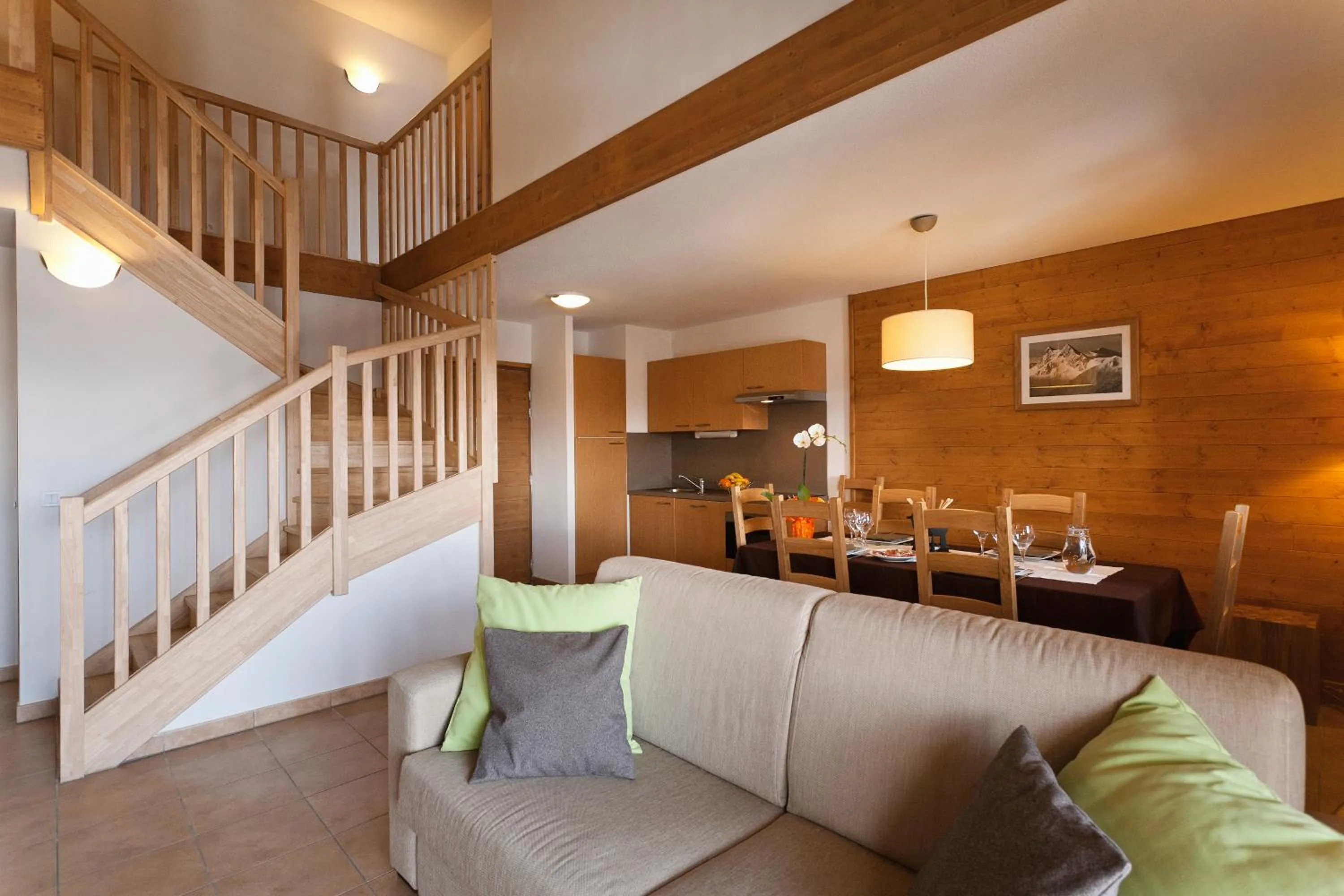 Living room in Résidence Club MMV L'Étoile des Cimes