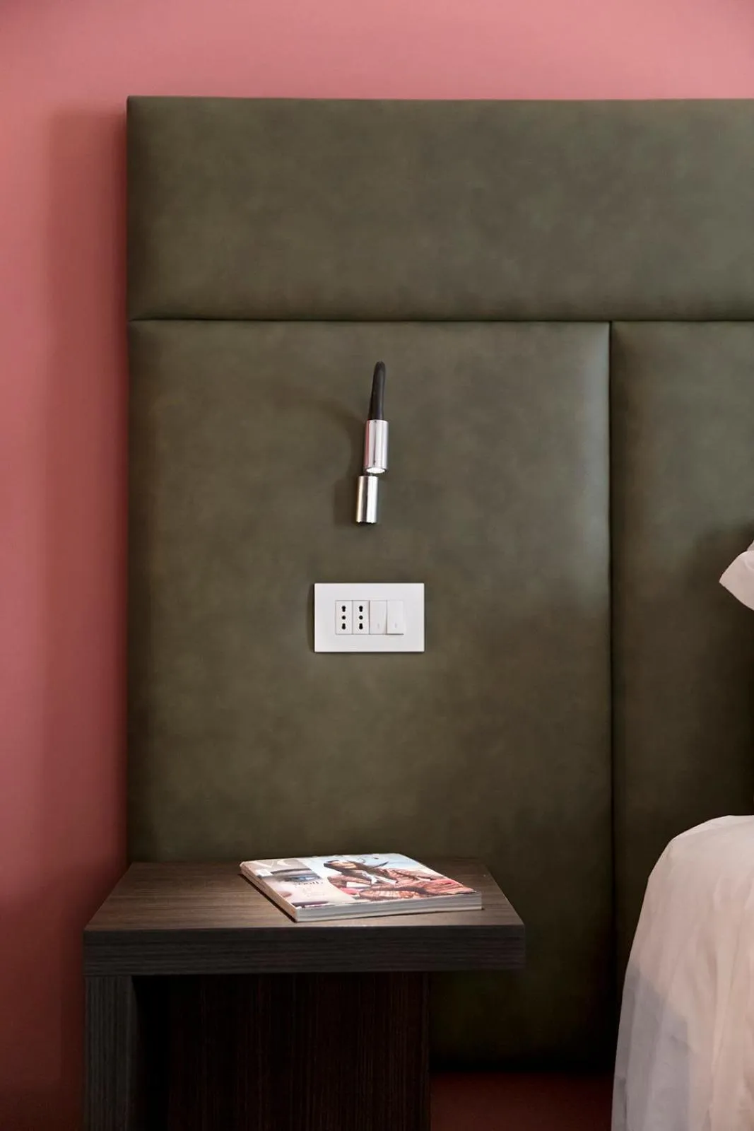 Decorative detail, Bed in Residenza del Borgo