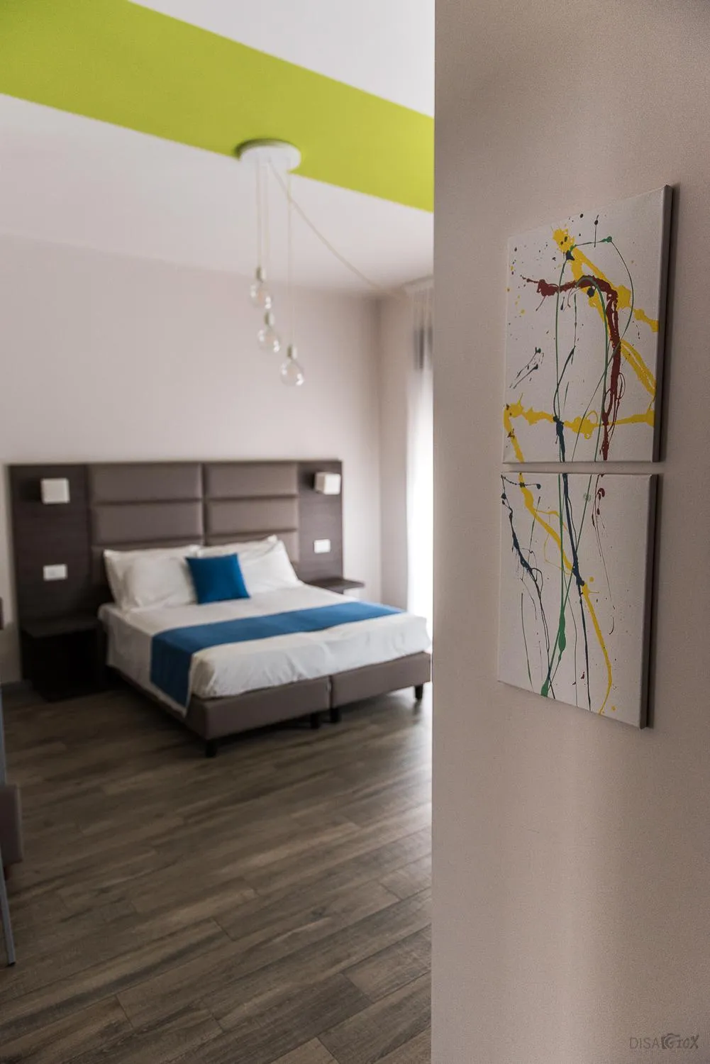 Decorative detail, Bed in Residenza del Borgo