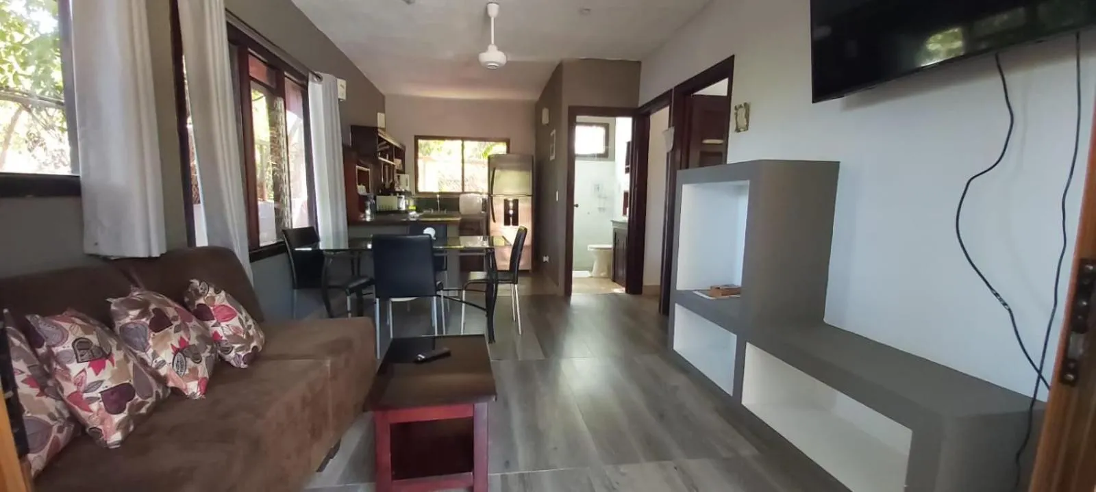 Seating area in Massai Apartments