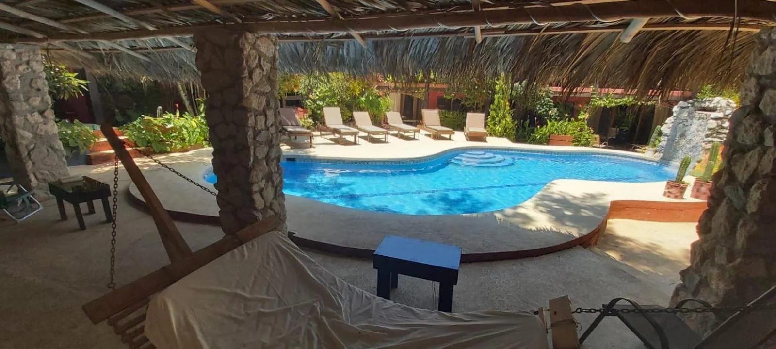 Pool view in Massai Apartments