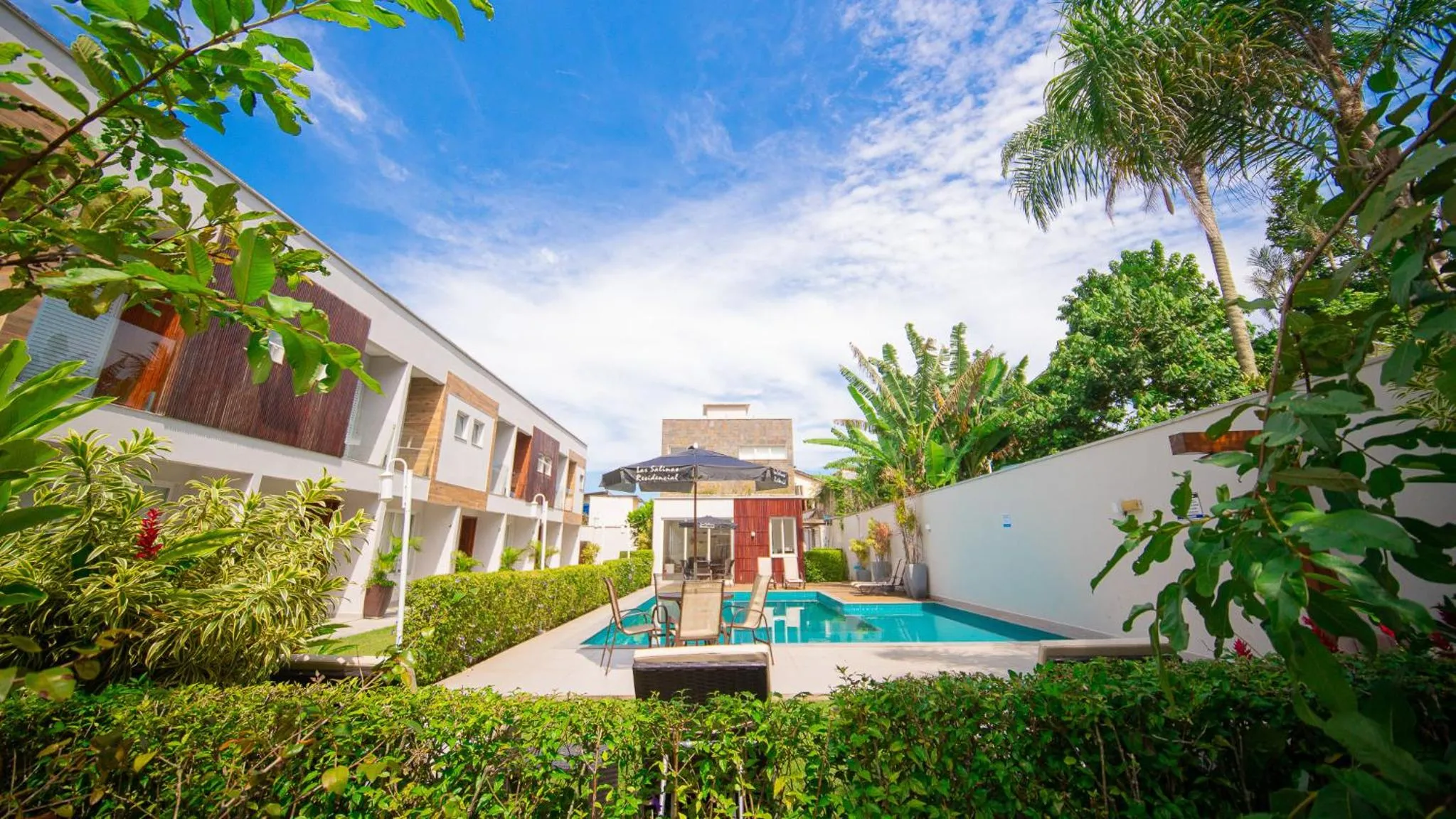 Pool view in Residencial Las Salinas