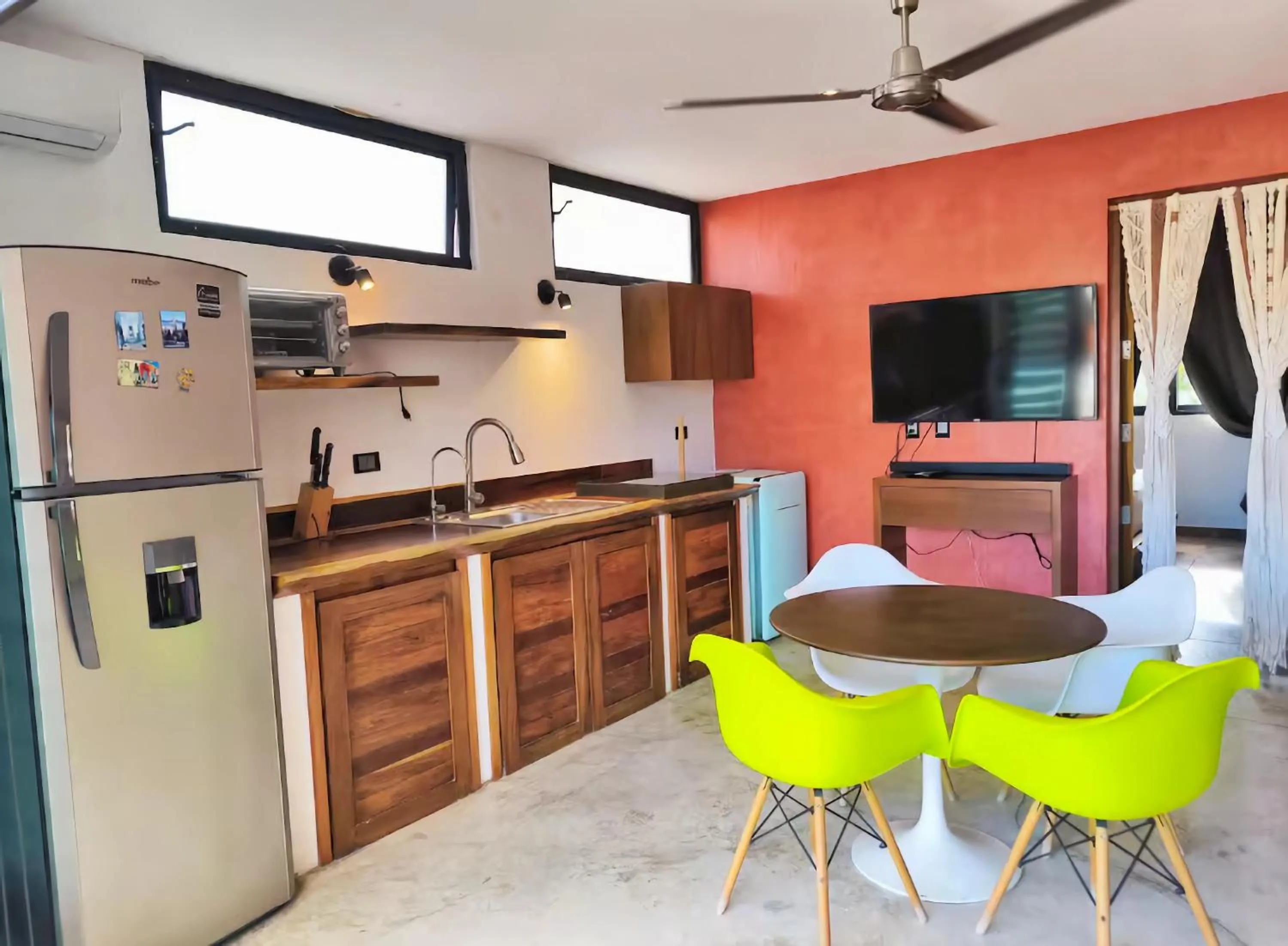 kitchen in Panacea Condo Tulum