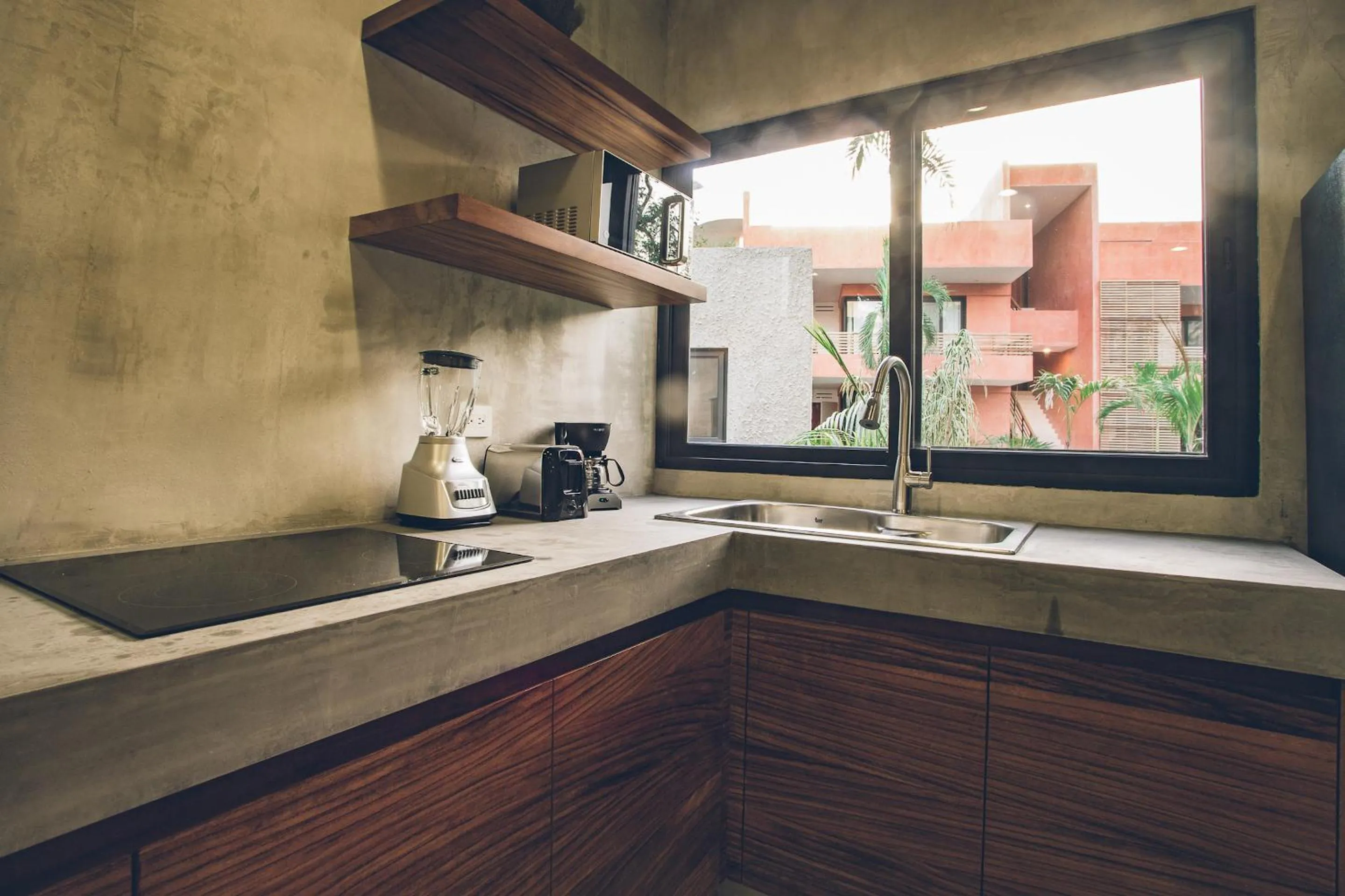 Kitchen or kitchenette in Panacea Condo Tulum