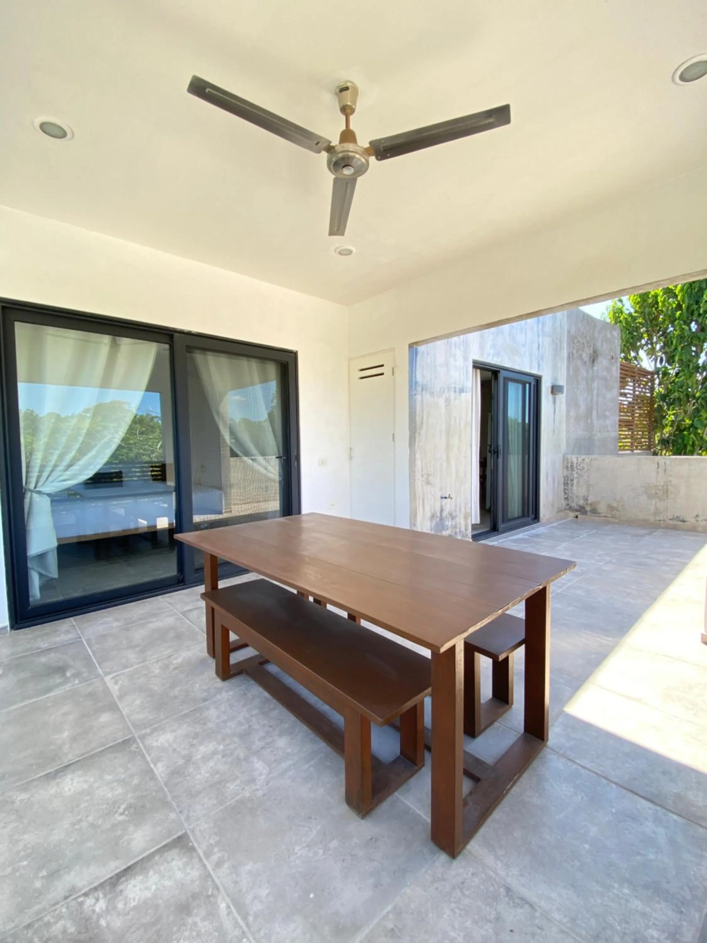 Patio in Panacea Condo Tulum