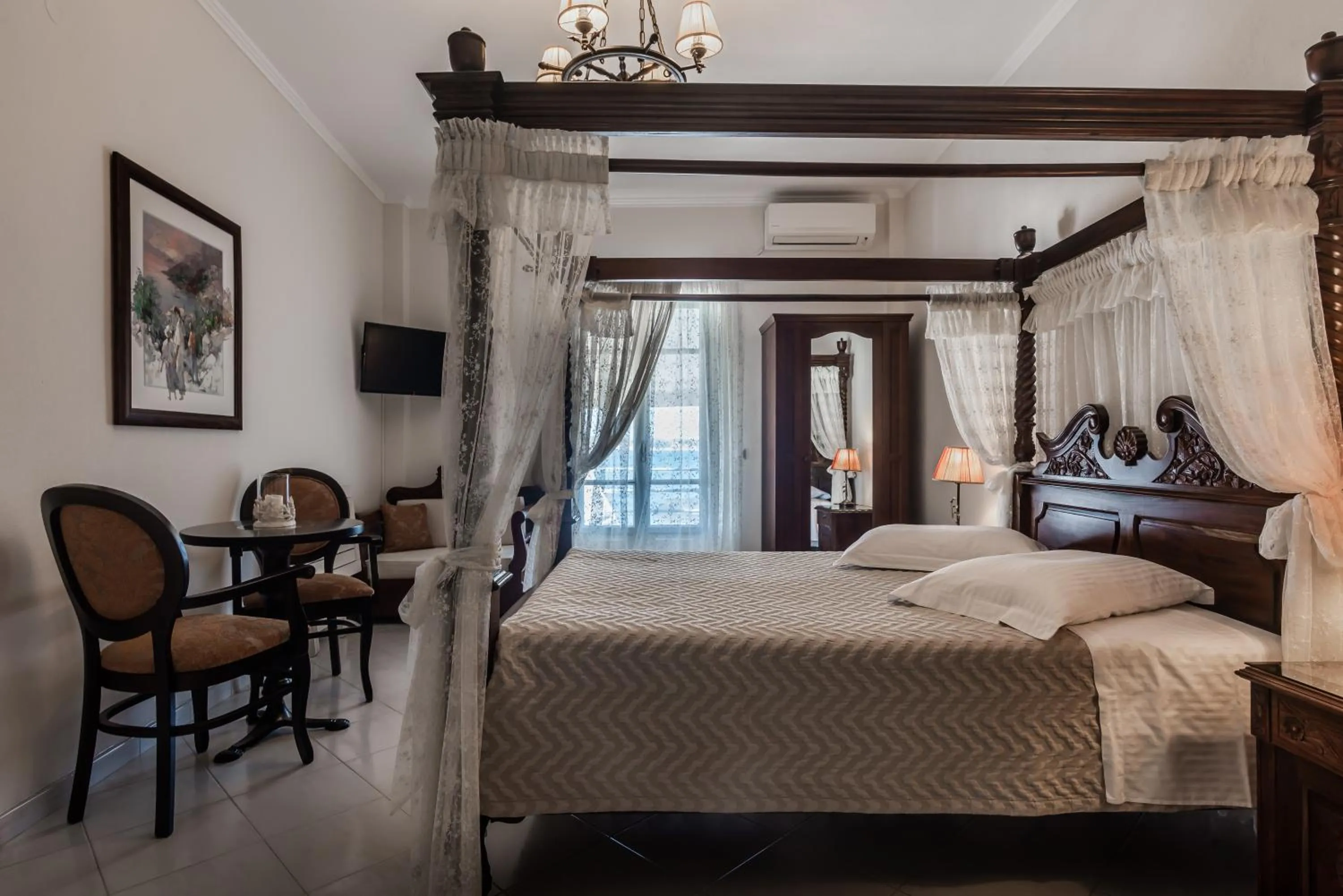 Bed in Villa Zampeta