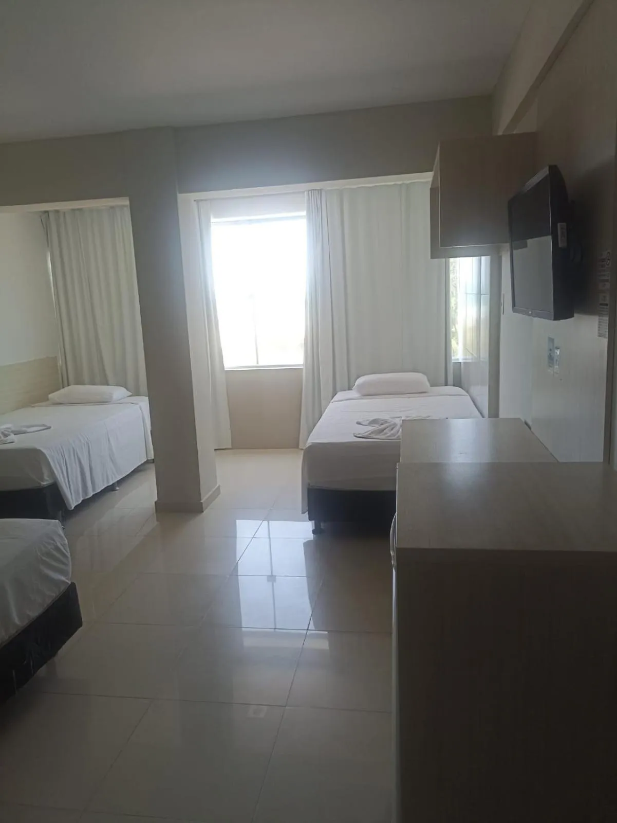 Bed in Hotel Litoral Fortaleza