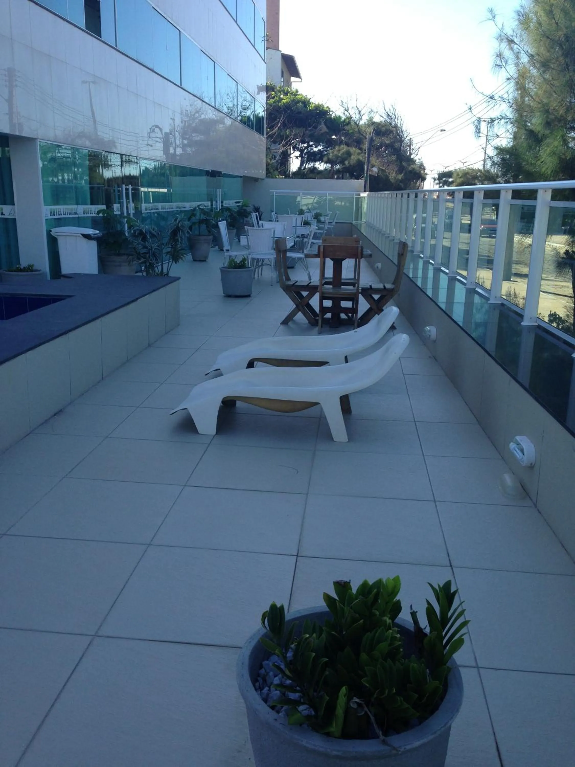 Balcony/Terrace in Hotel Litoral Fortaleza