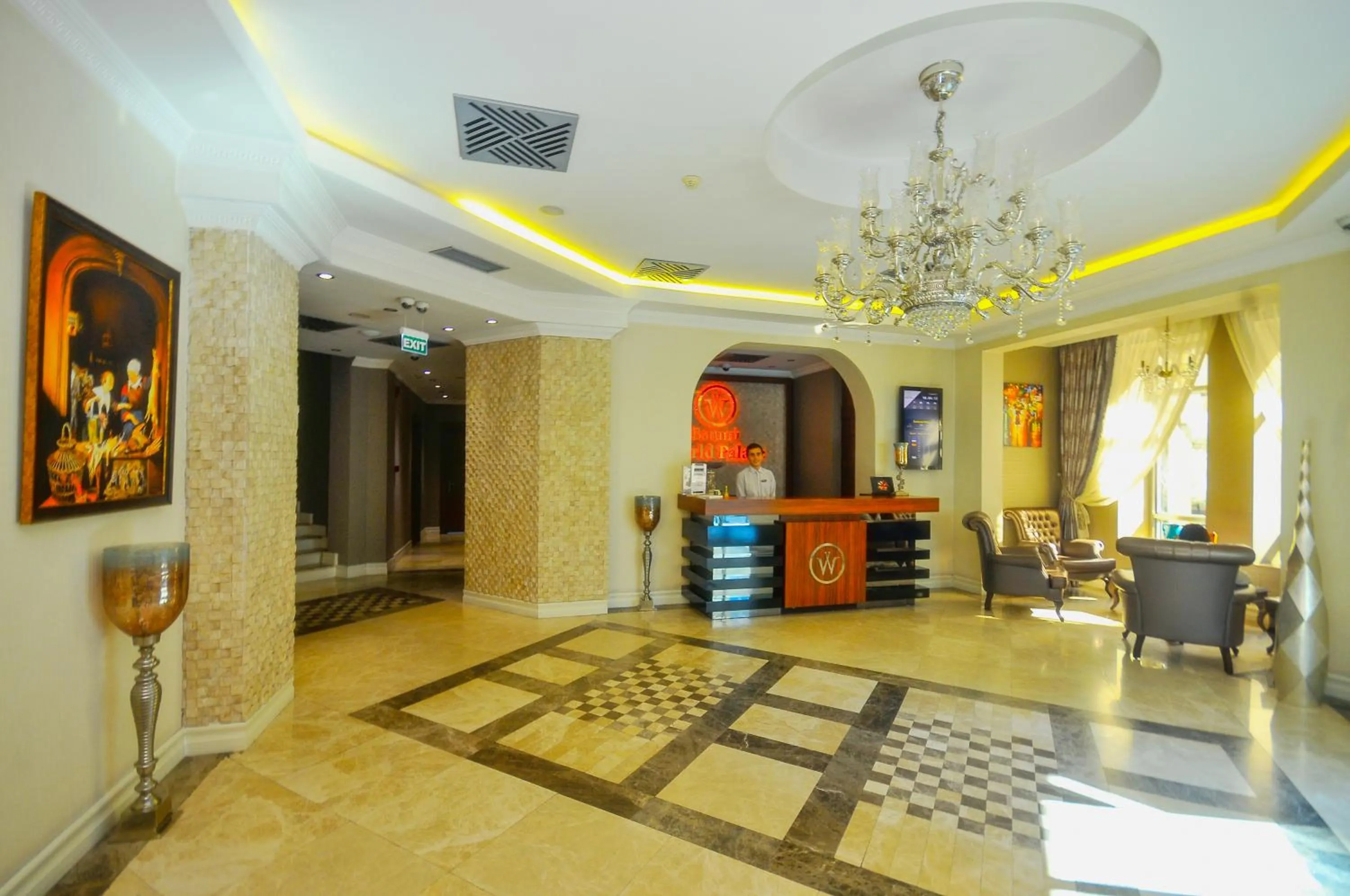 Lobby or reception in Batumi World Palace