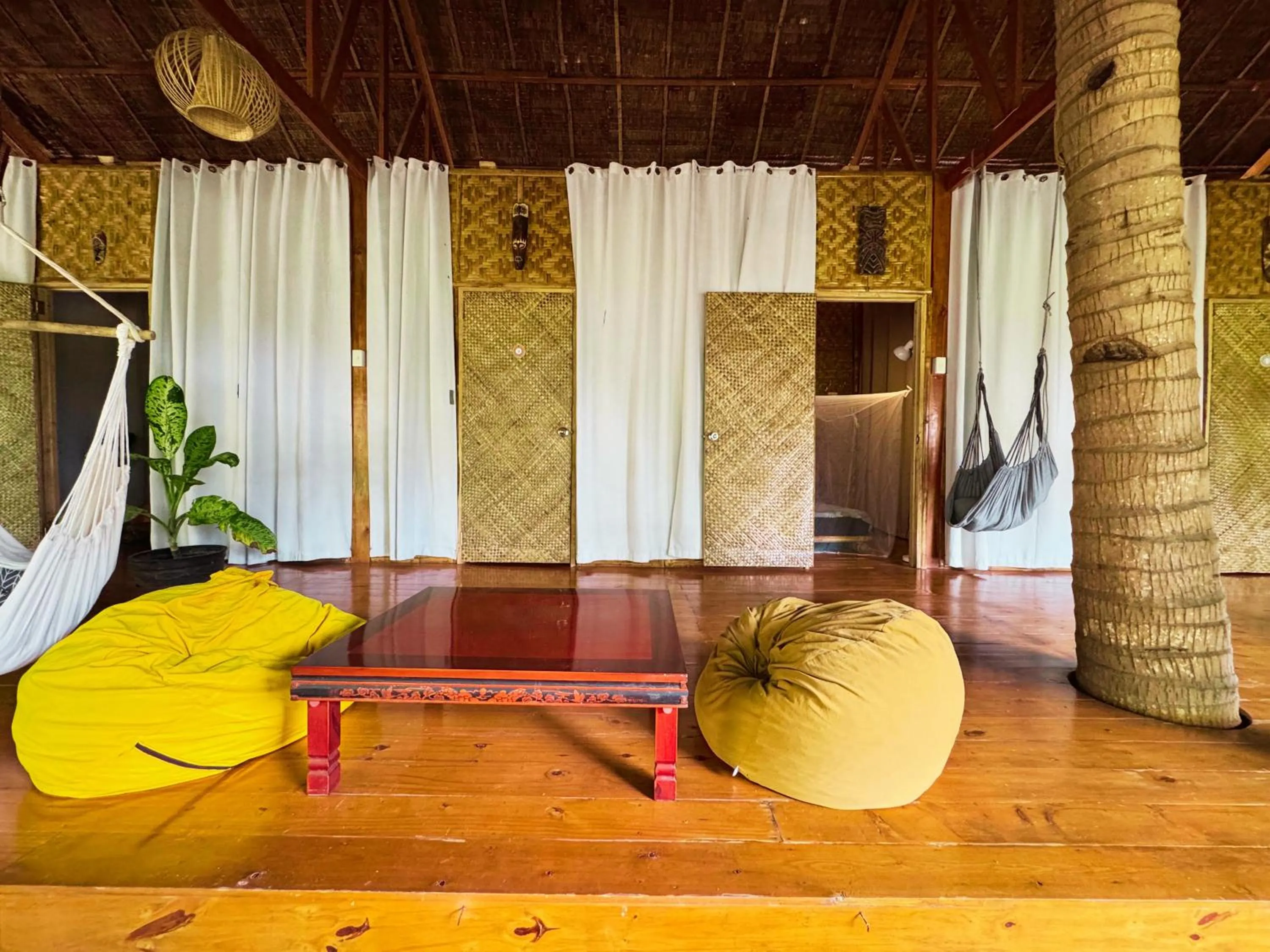Communal lounge/ TV room in Nautilus Hostel & Hammocks