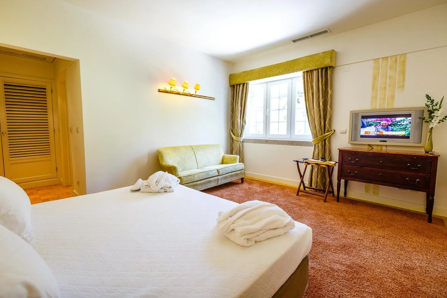 Bed in Hotel Fonte Santa