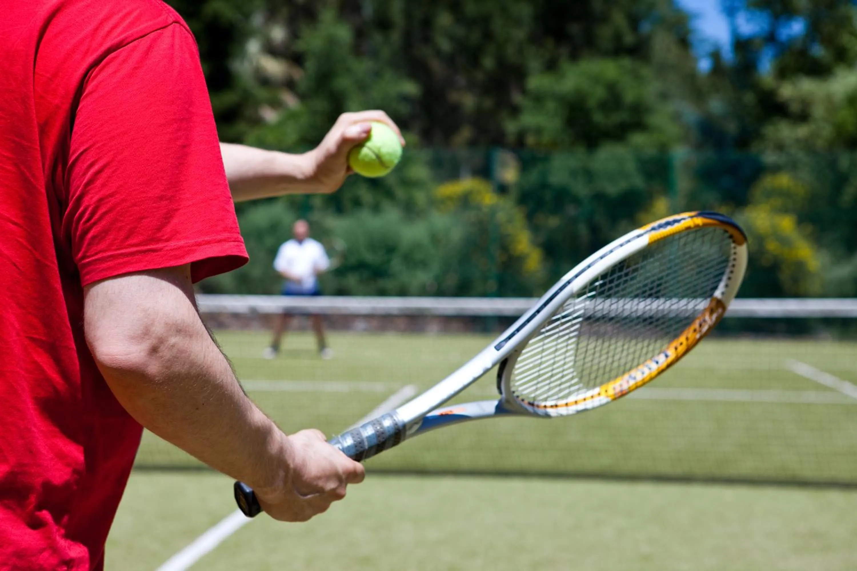 Tennis court in Hotel Fonte Santa