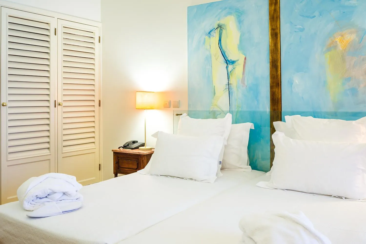 Bed in Hotel Fonte Santa