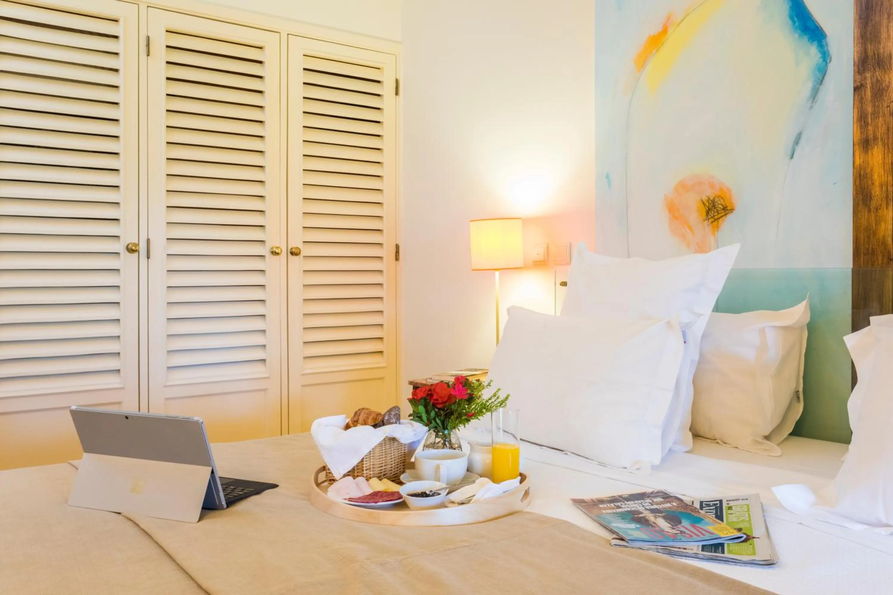 Bed in Hotel Fonte Santa