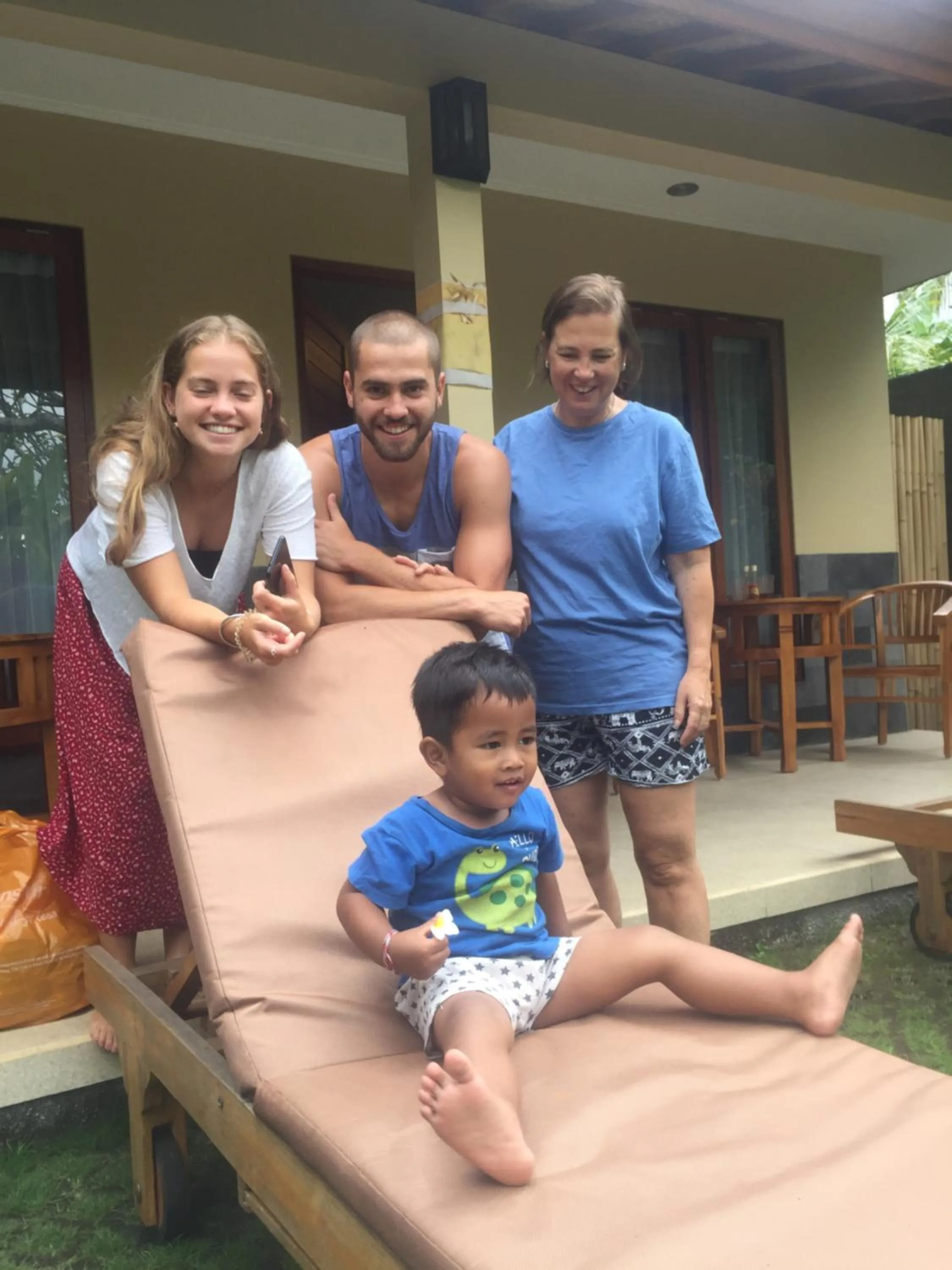group of guests in Werkudara Guest House