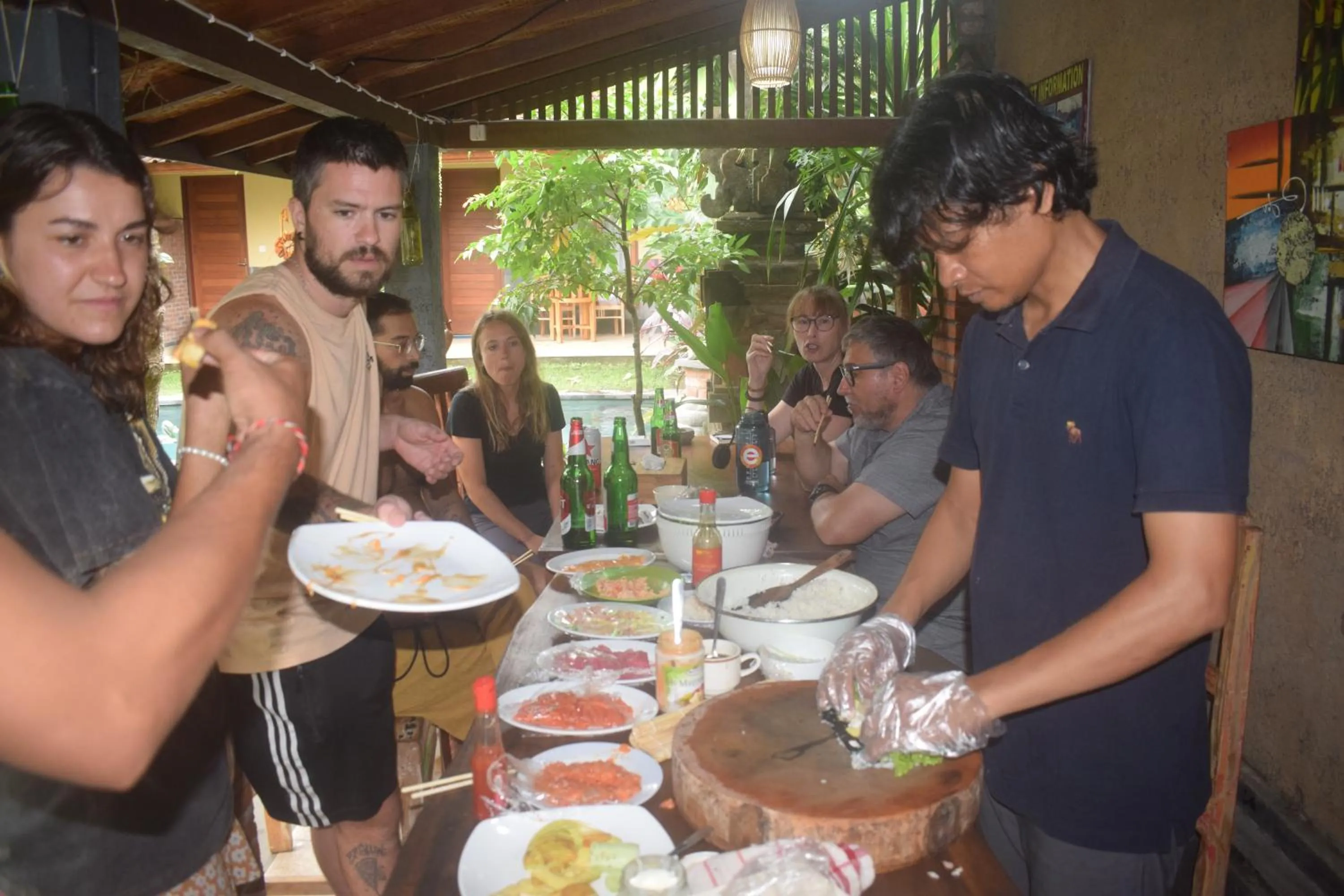 Restaurant/places to eat in Werkudara Guest House