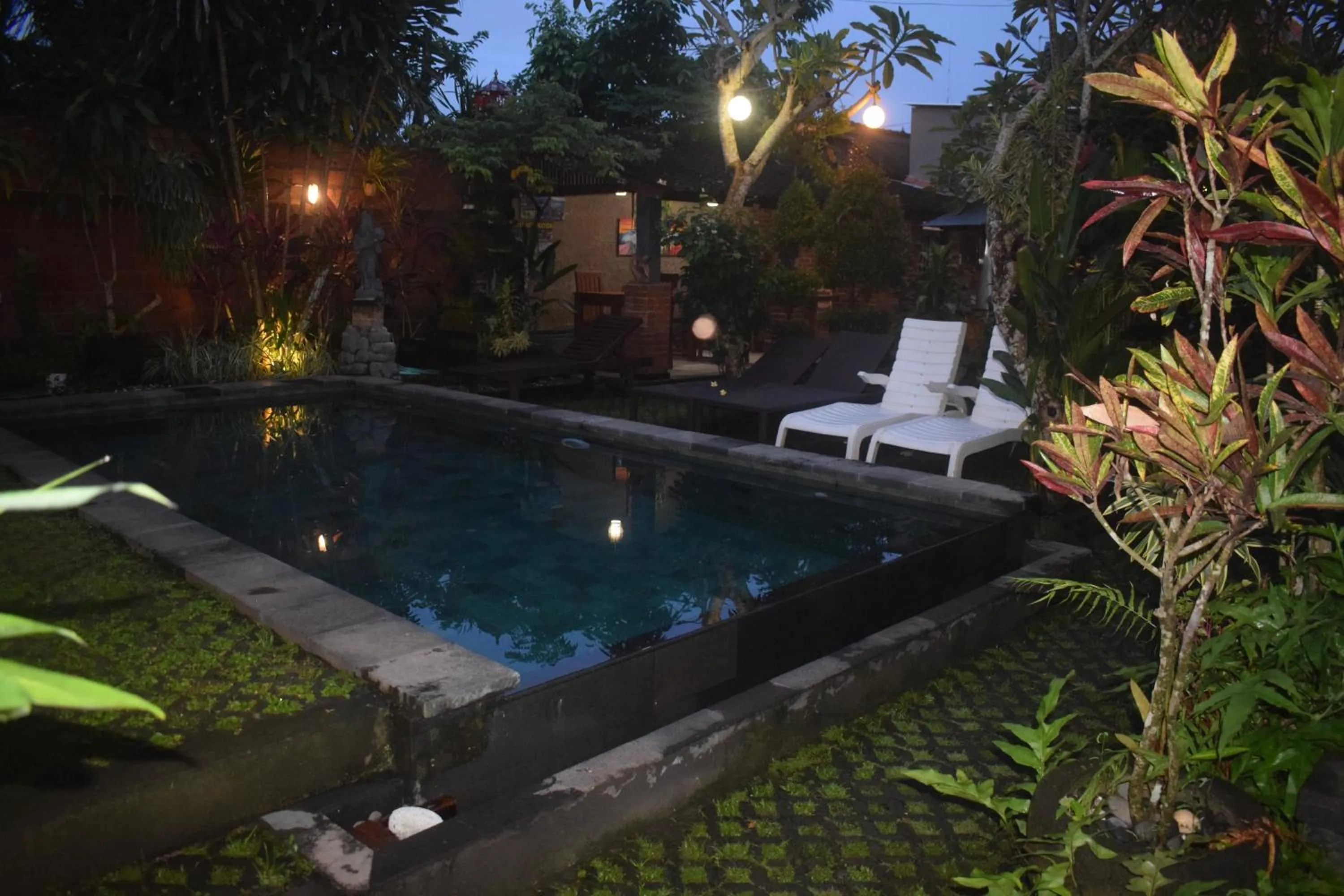 Garden view in Werkudara Guest House