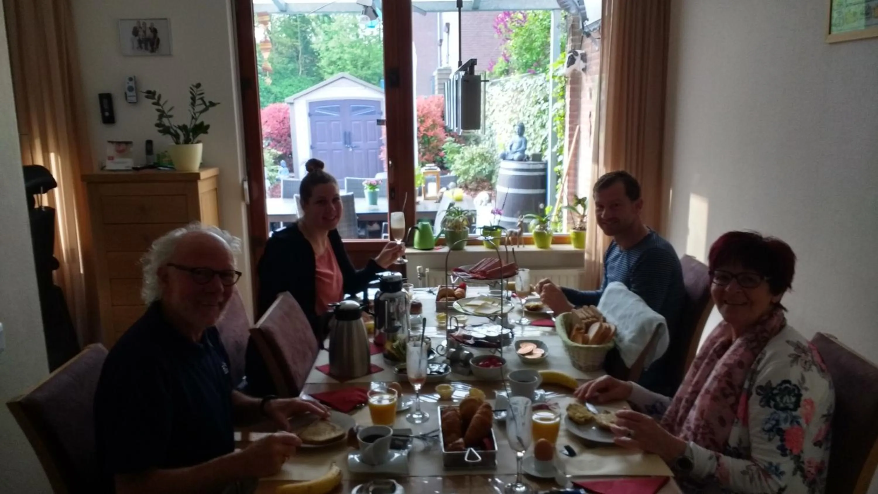 Guests in Rene's B&B