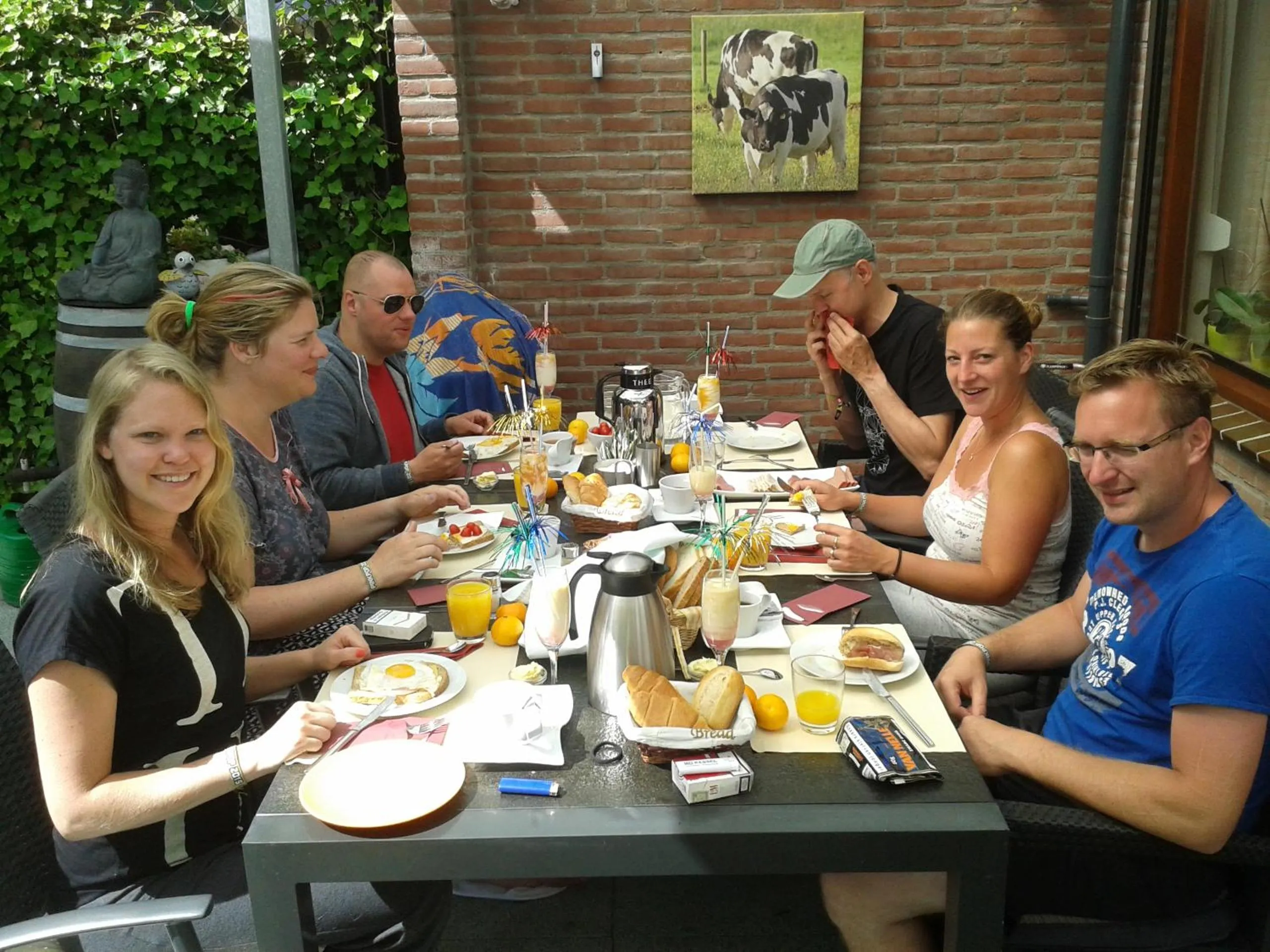 Guests in Rene's B&B