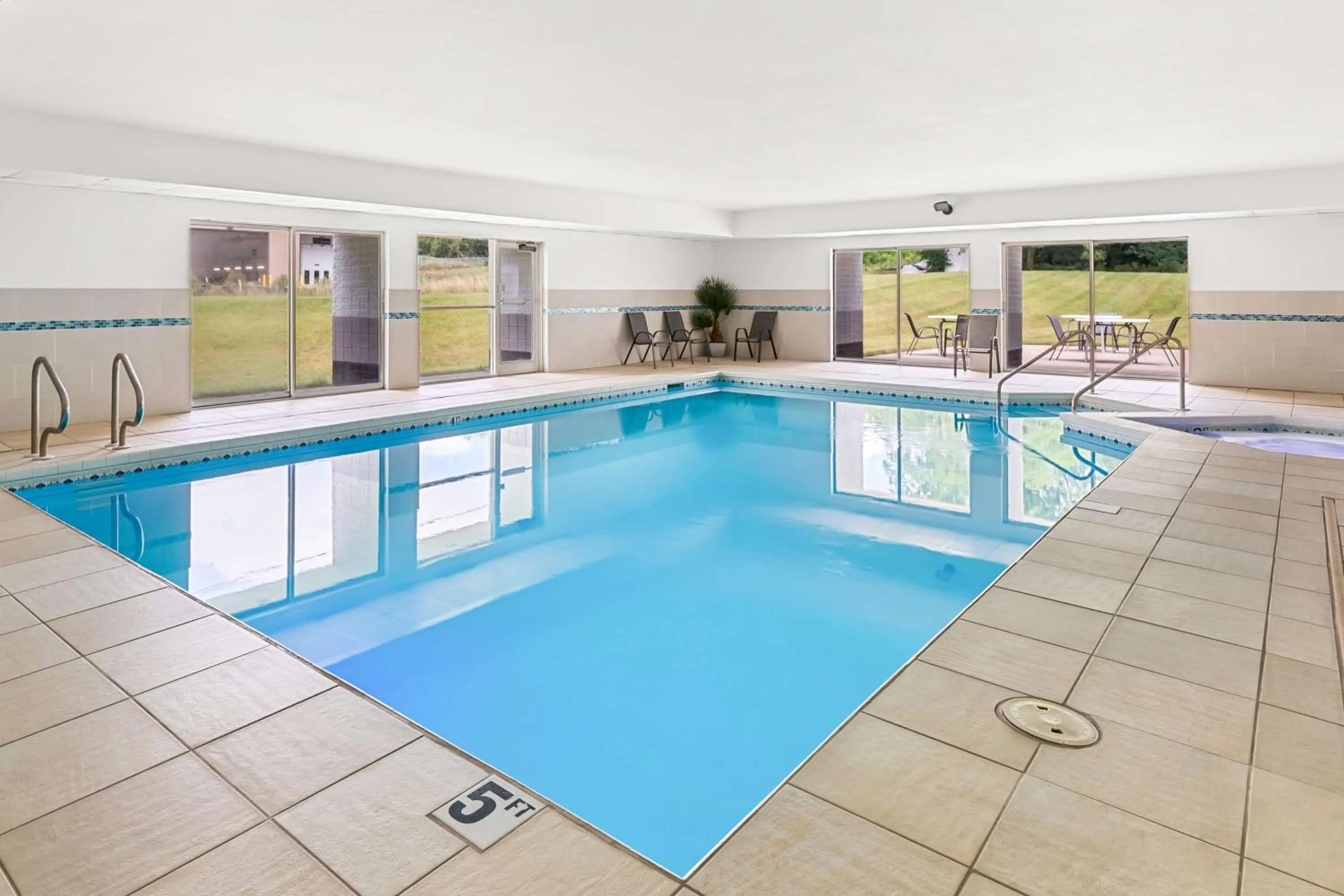 Pool view in Best Western Baraboo Inn