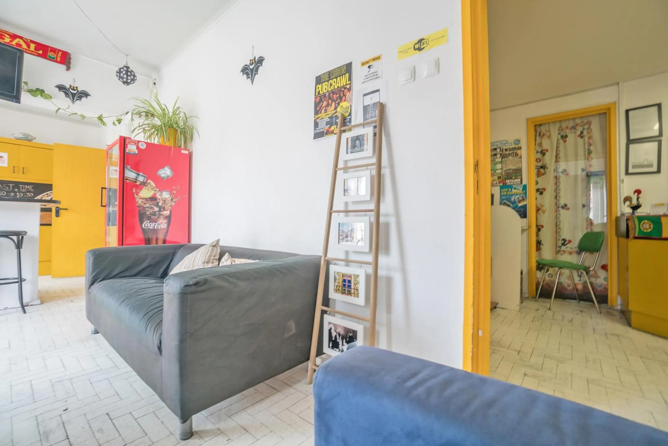 Decorative detail in Vistas de Lisboa Hostel