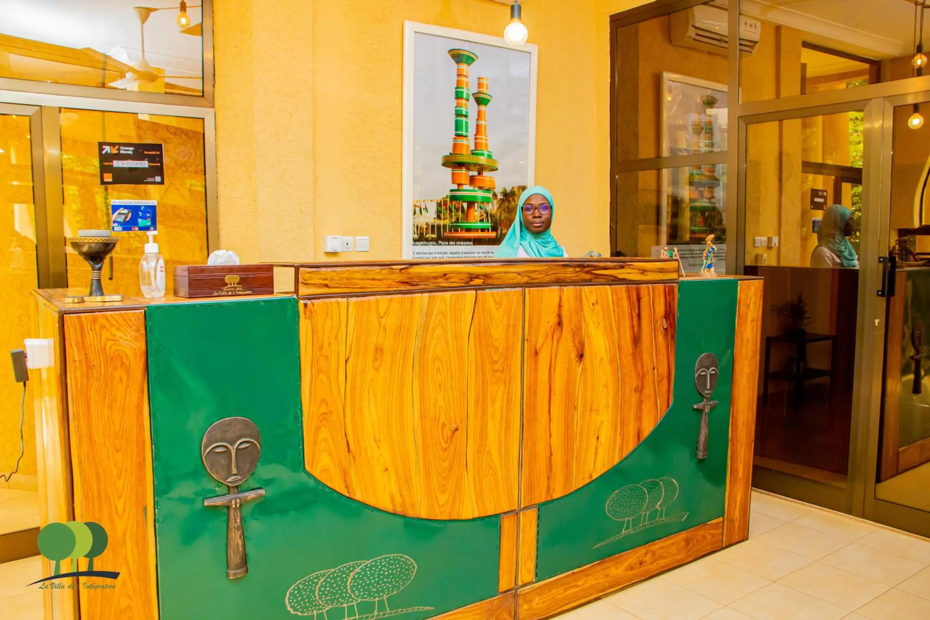 Lobby or reception in VILLA DE L'INTEGRATION