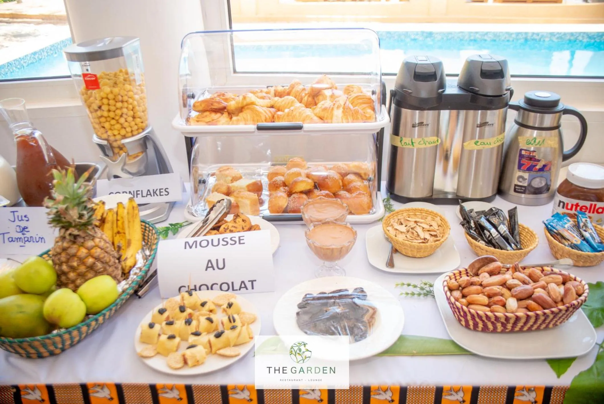 Buffet breakfast in VILLA DE L'INTEGRATION