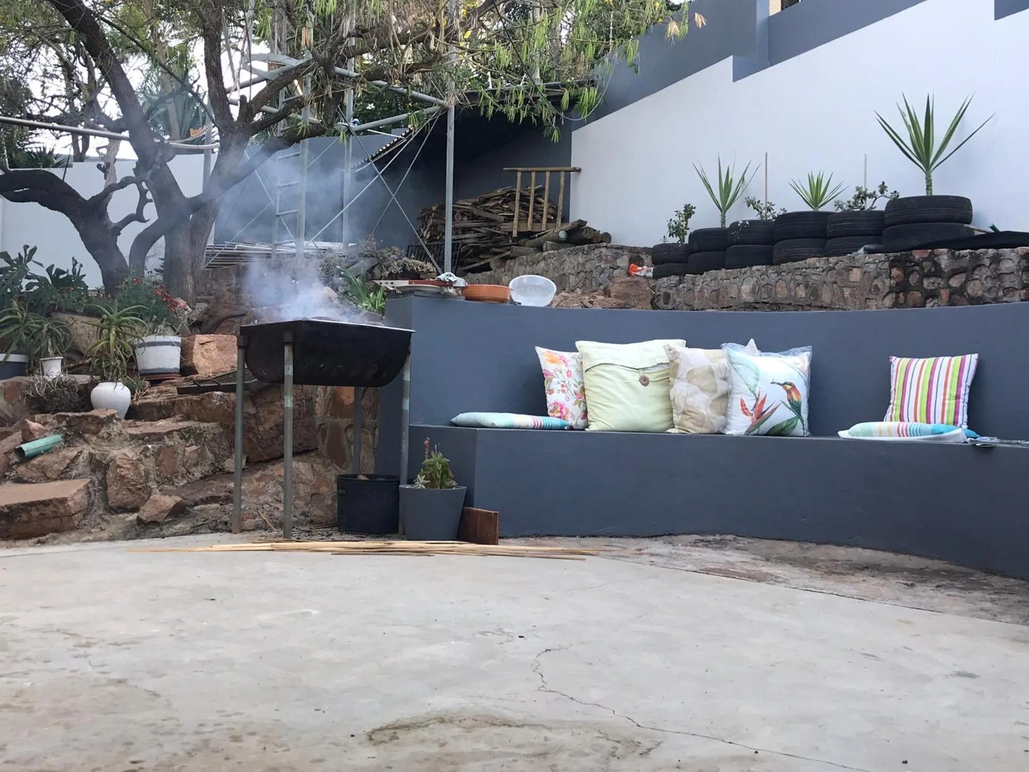 Garden view in Bokamoso Views