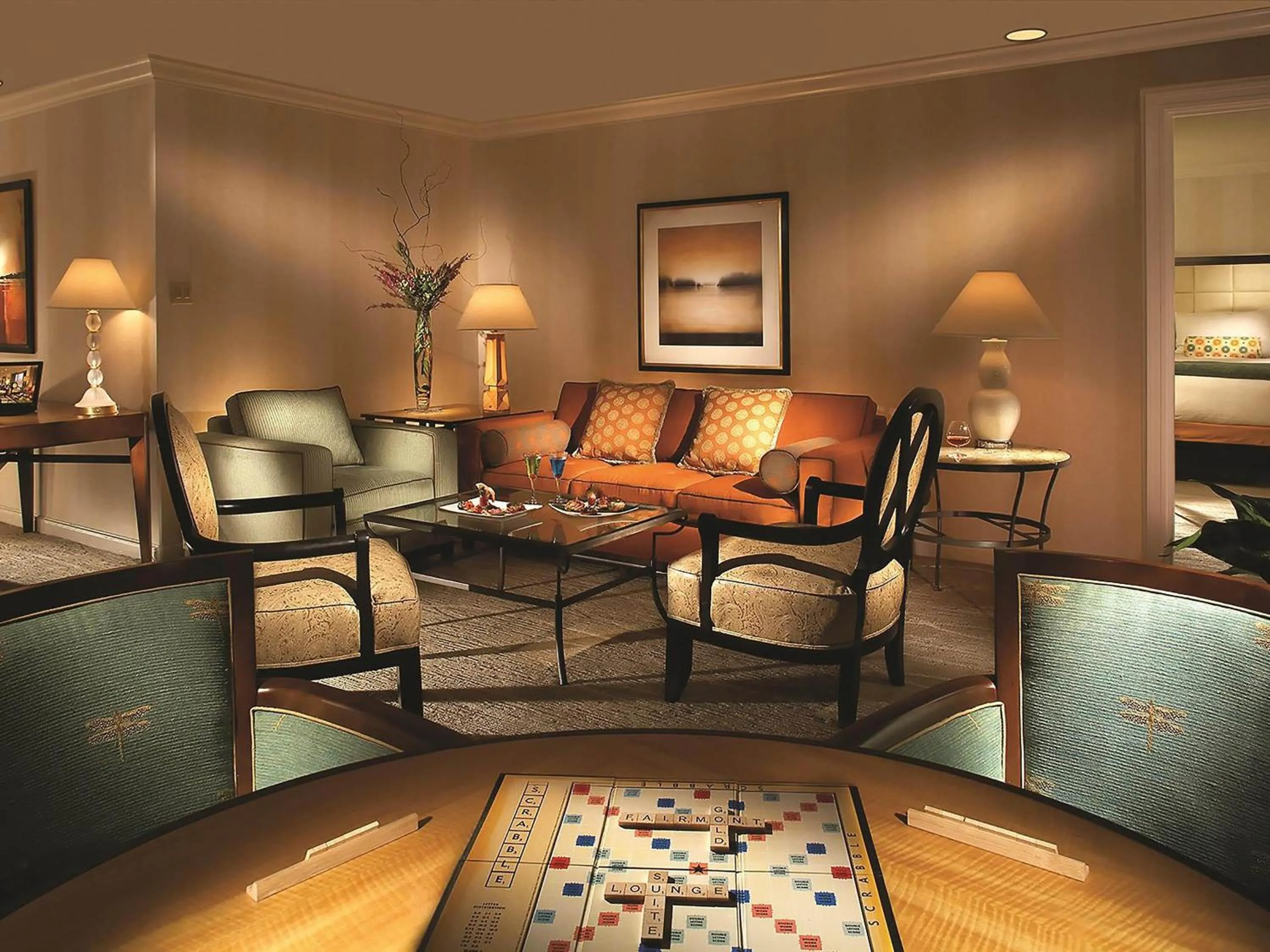 Fairmont Gold King Suite with City View in Fairmont Dallas