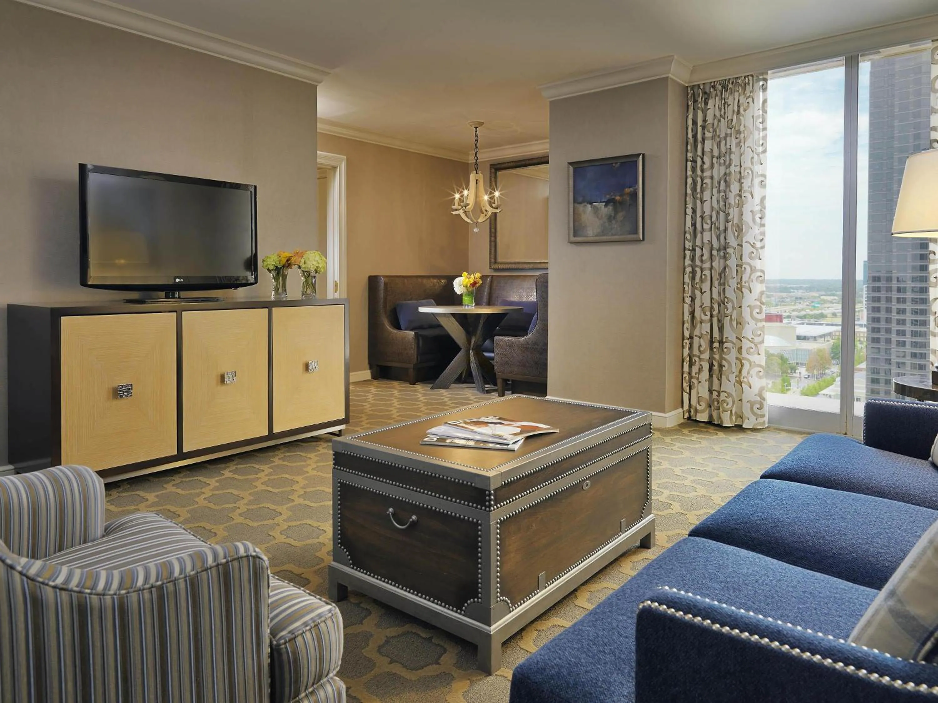 One-Bedroom King Suite with City View in Fairmont Dallas