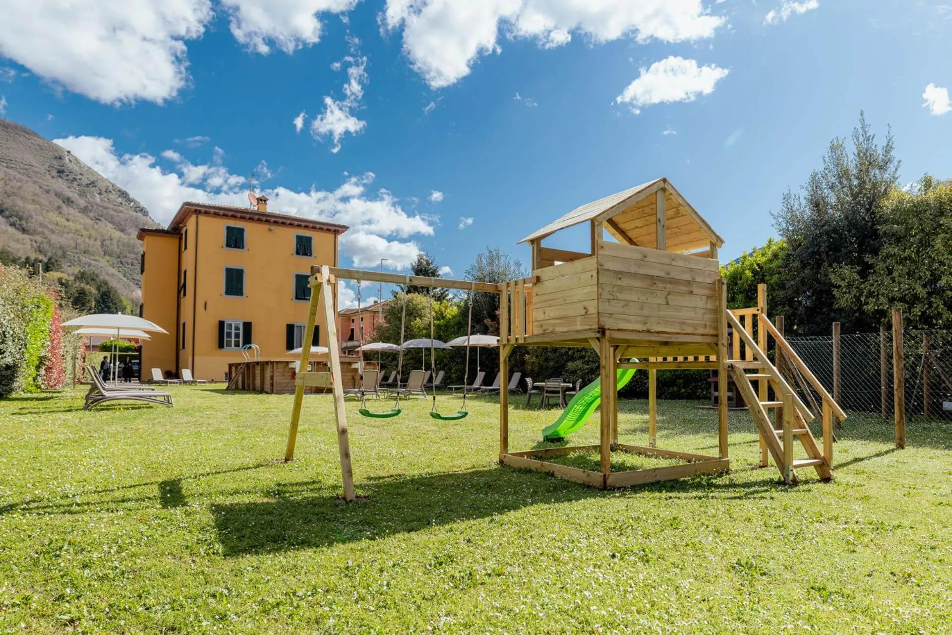 Children play ground in Lucca Franco's Villa