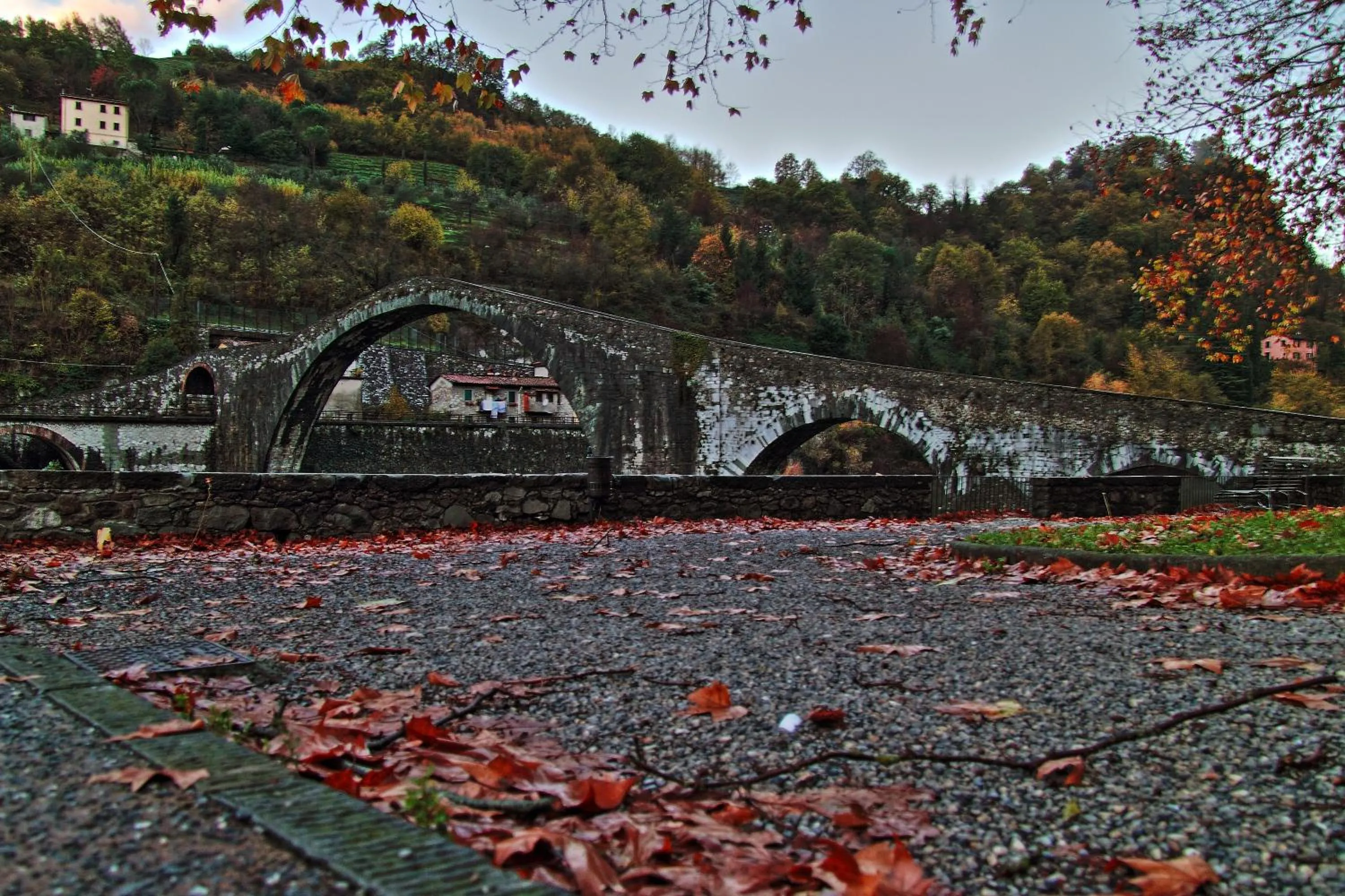 Natural landscape in Lucca Franco's Villa