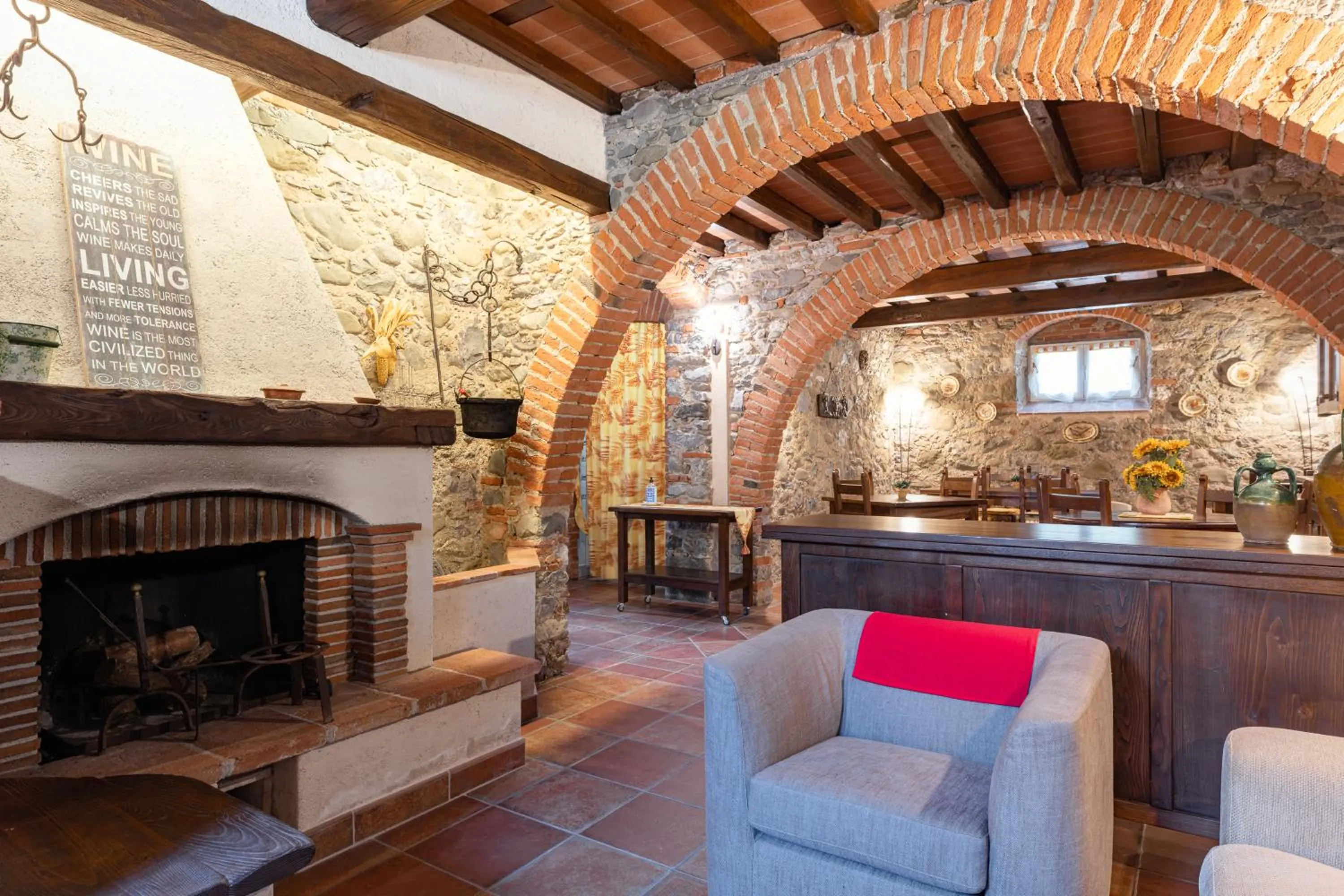 Living room in Lucca Franco's Villa