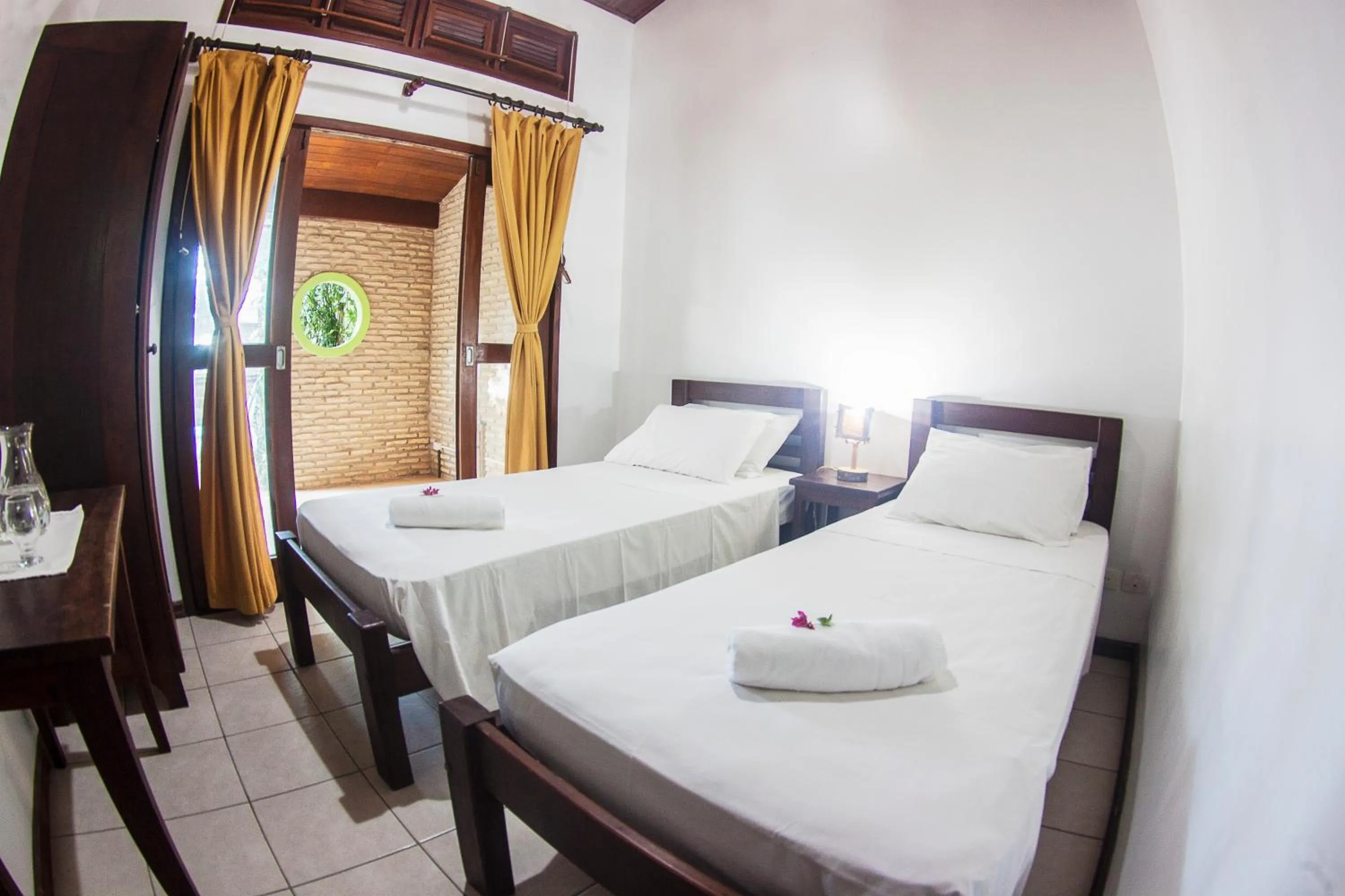 Bed in Villa del Mar Praia Hotel