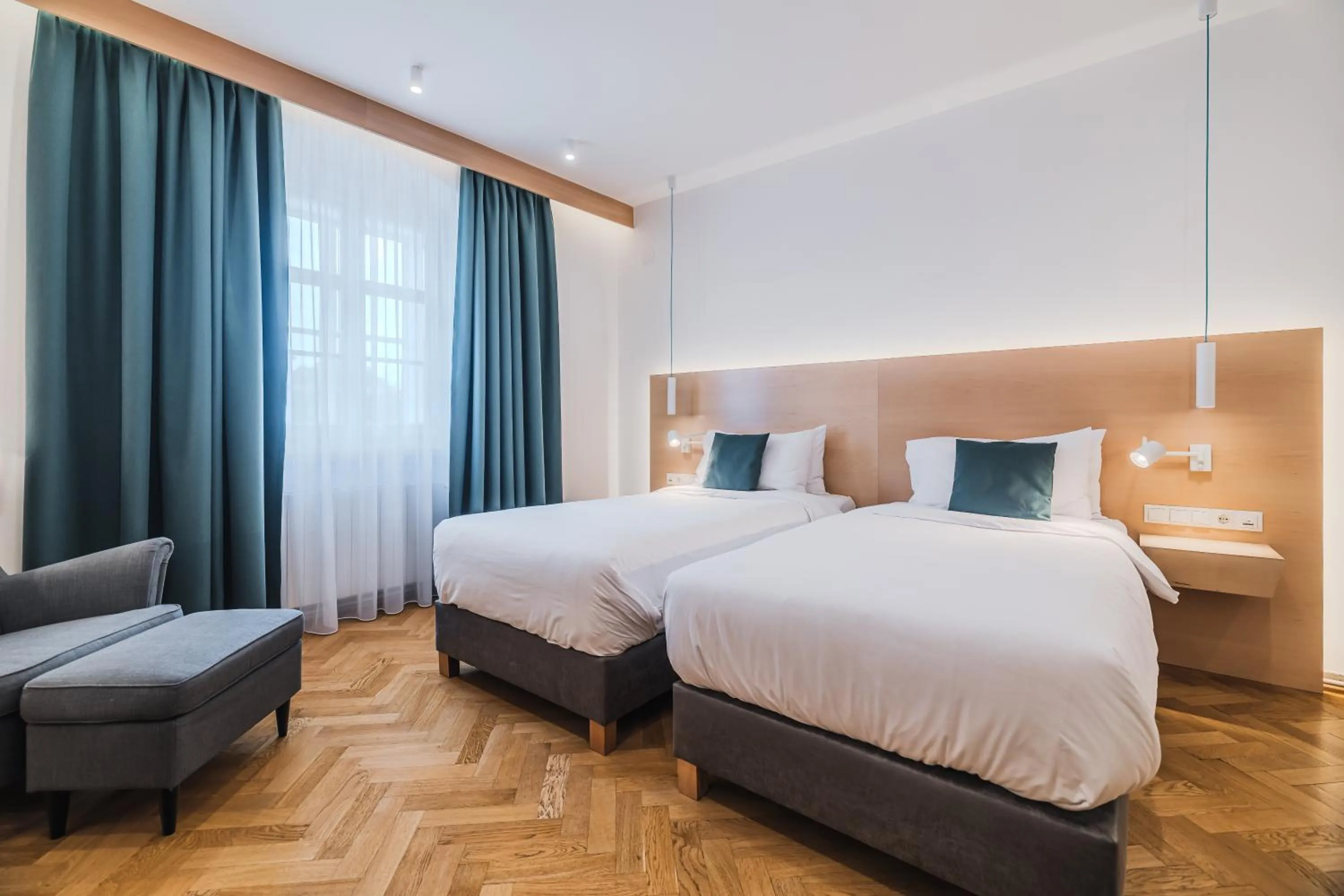 Bed in Hotel Casa Luxemburg