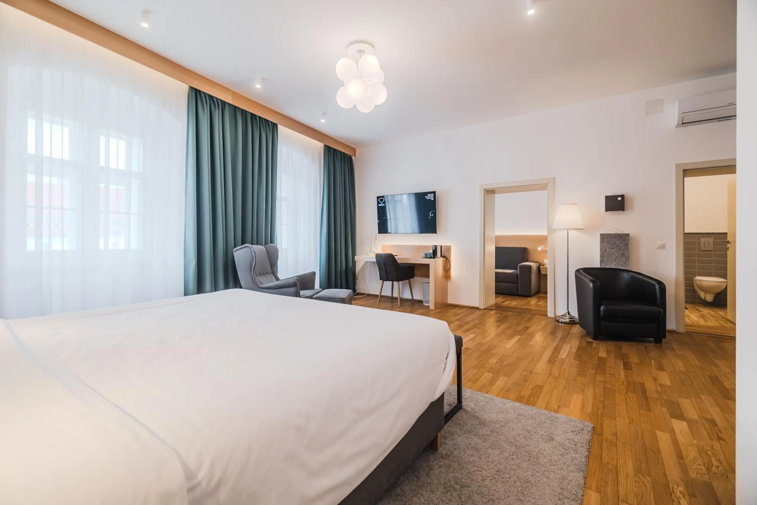 Bed in Hotel Casa Luxemburg