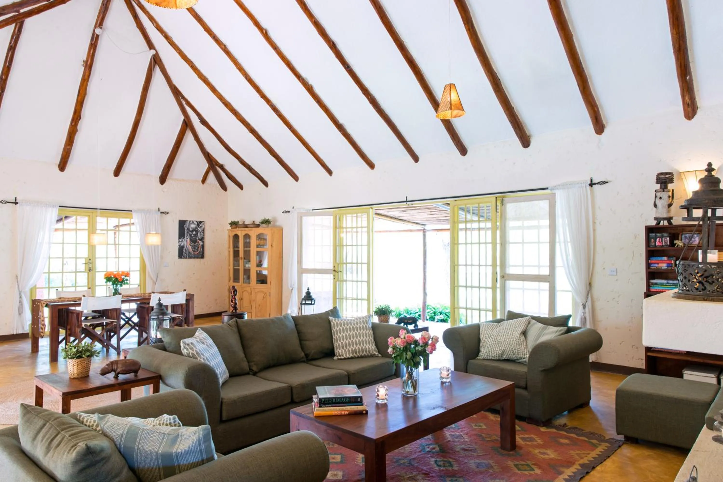 Living room in Kili Villa Kilimanjaro Luxury Retreat