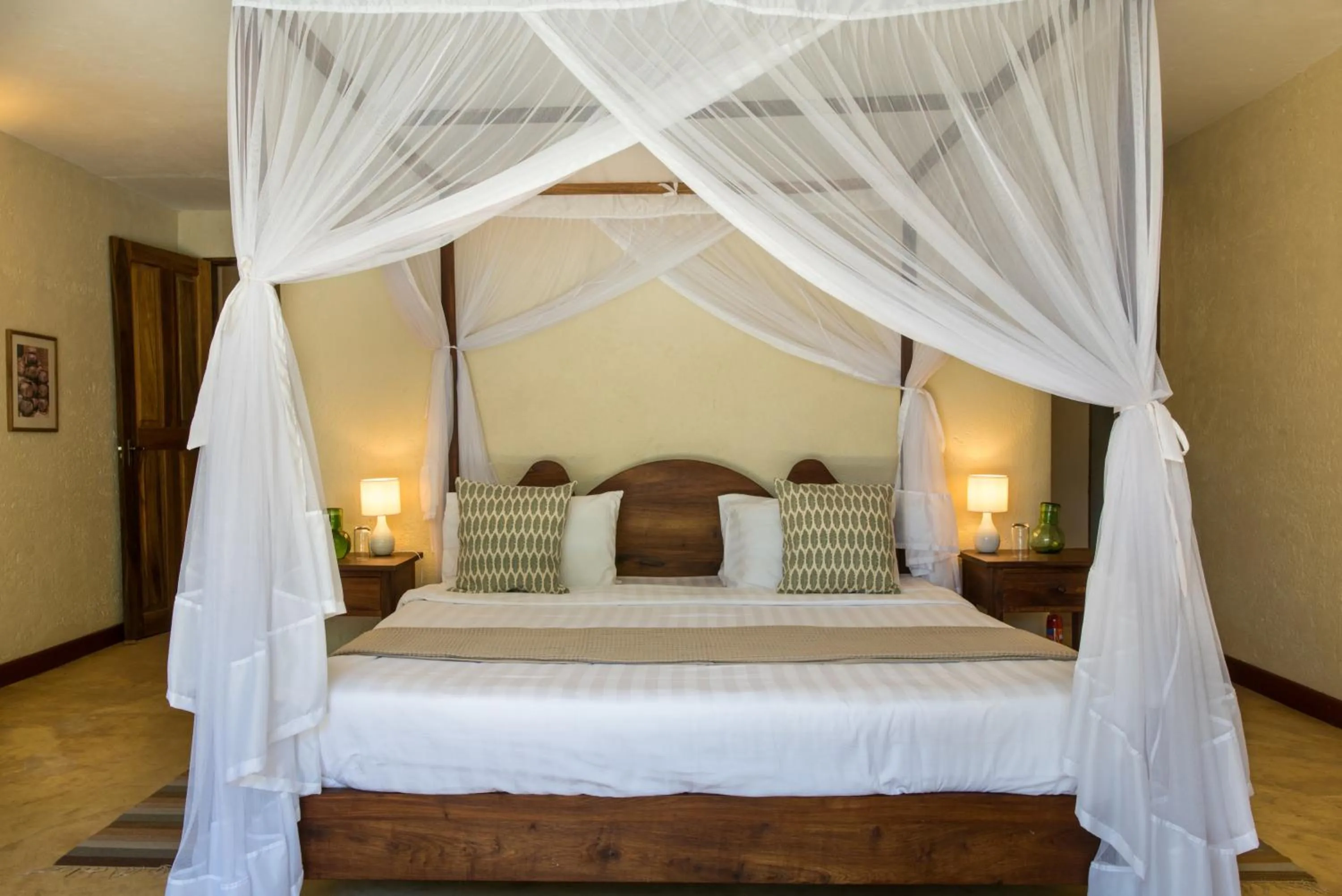 Bed in Kili Villa Kilimanjaro Luxury Retreat